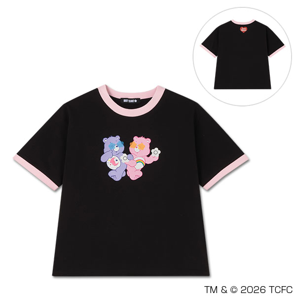 🎀【預訂】MARY QUANT x Care Bears Ringer T-shirt BK