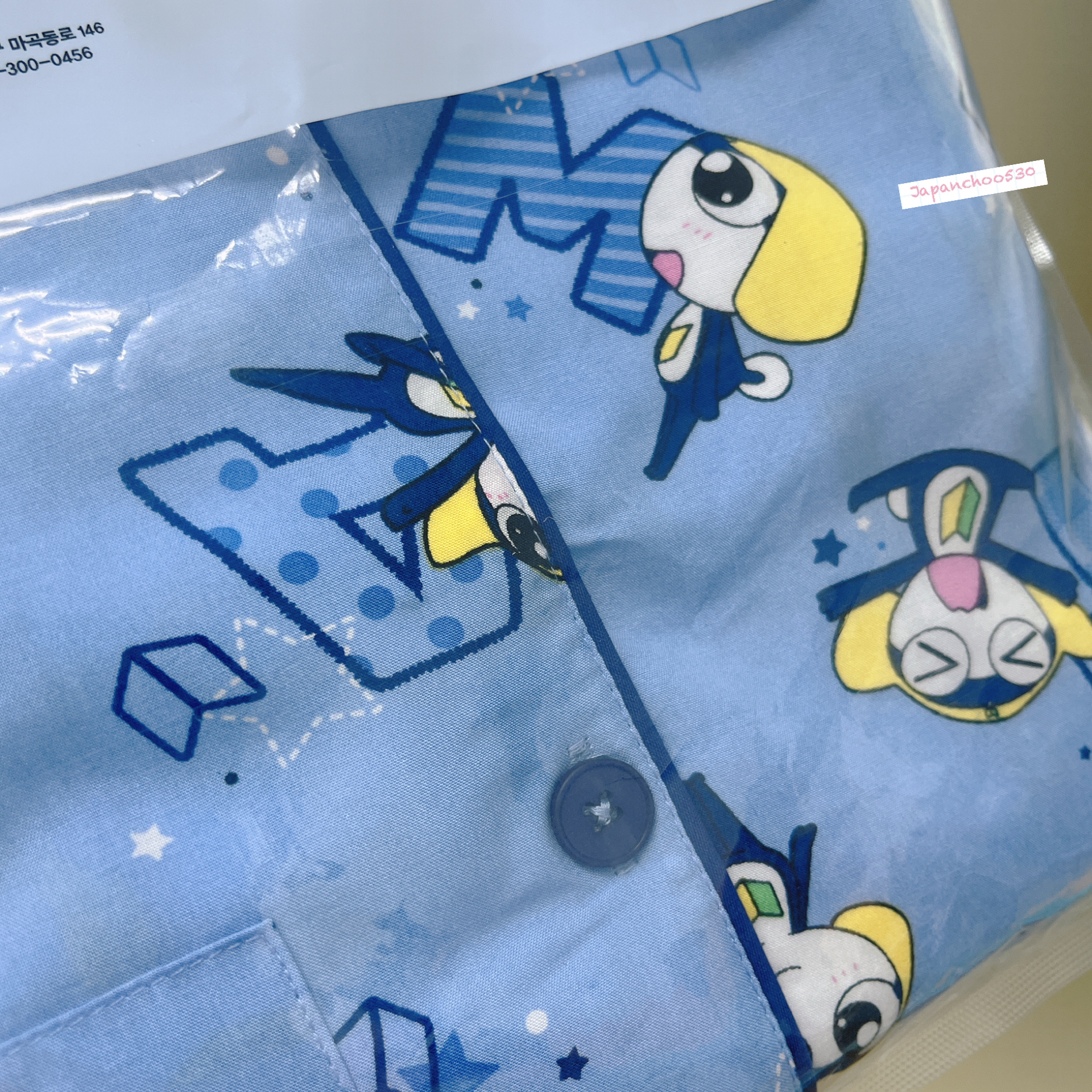 韓國預訂📍韓國Keroro得意圖案夏日睡衣套裝