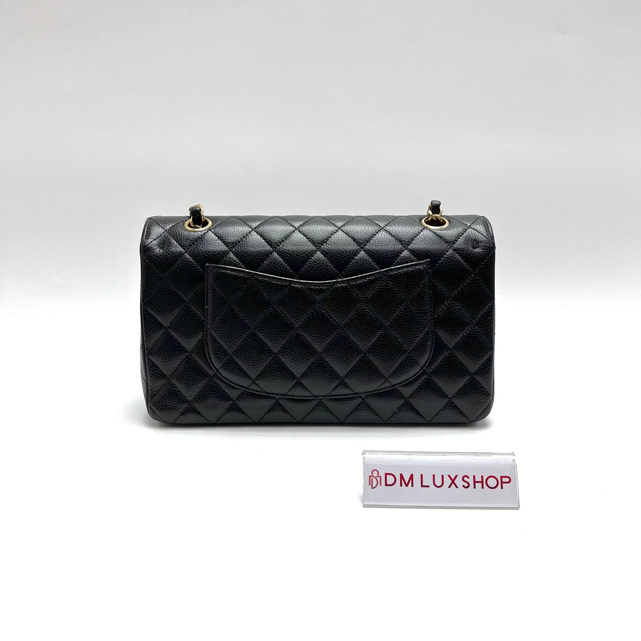 Chanel Black Caviar Classic Double Flap Medium GHW (Serial 28, Y: 2019)