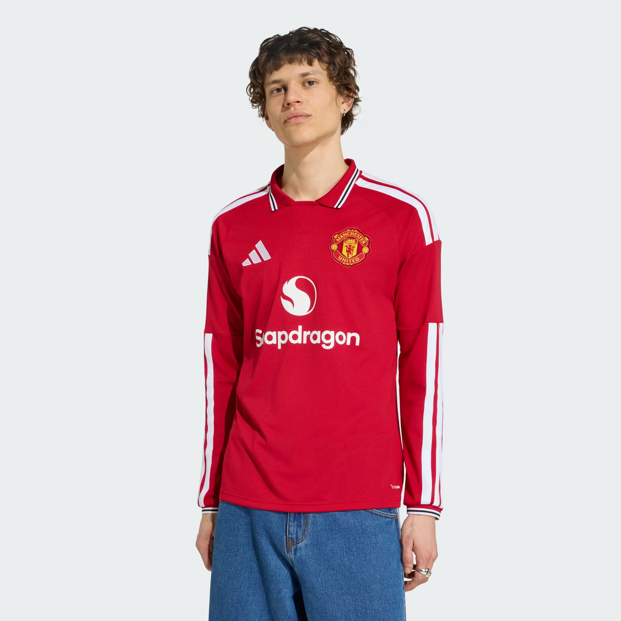重現七十年代紅魔榮光 Adidas Manchester United 曼聯 2026-27 主場長袖球迷版球衣 (可加印字章) KC4773