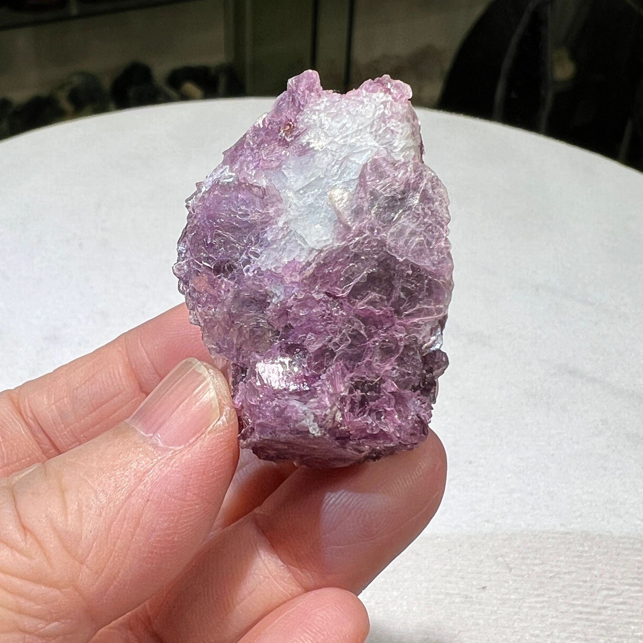 紫鋰雲母原石 #CA0049
