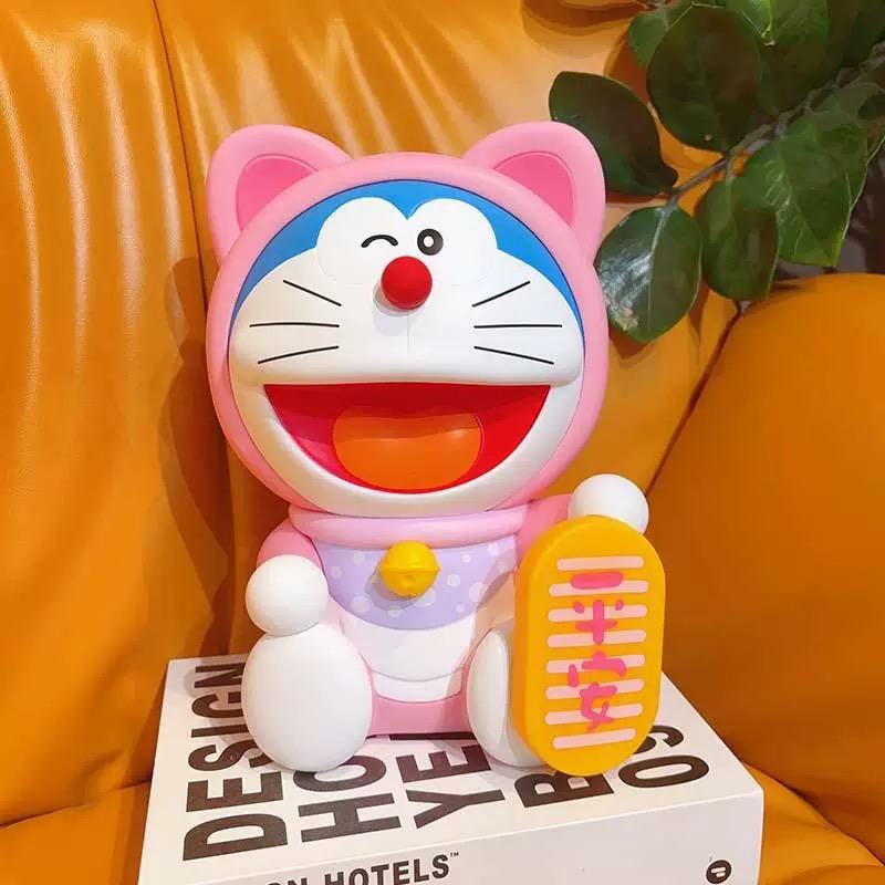 [訂購] 多啦A夢錢罌 擺設 福氣滿滿招財貓 (共8款)