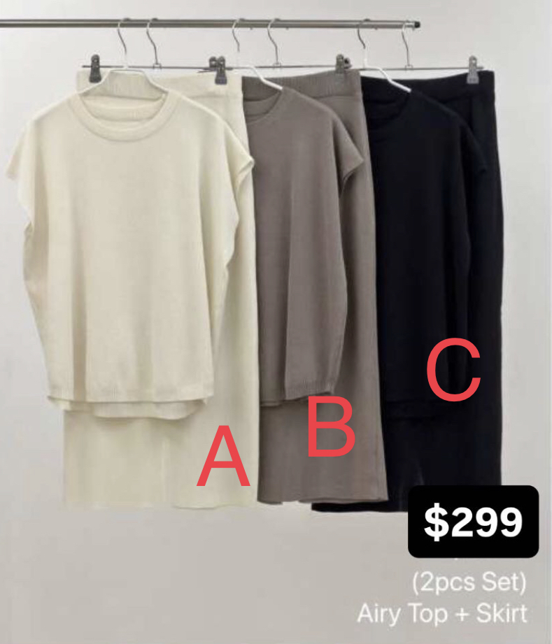 🇰🇷🇰🇷新款速遞23/4🔥🔥SET11316#ff2935