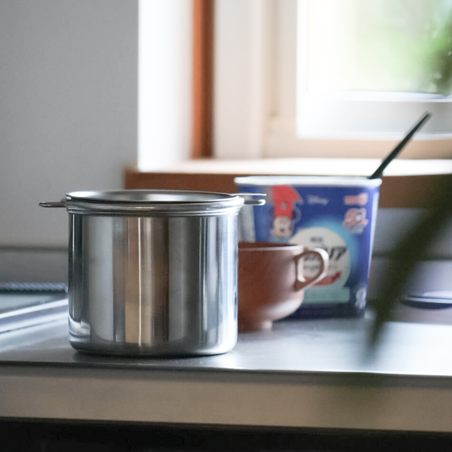 🔥🔥【日本製《THREE SNOW》燕三條不鏽鋼水濾乳酪製作罐】3件套