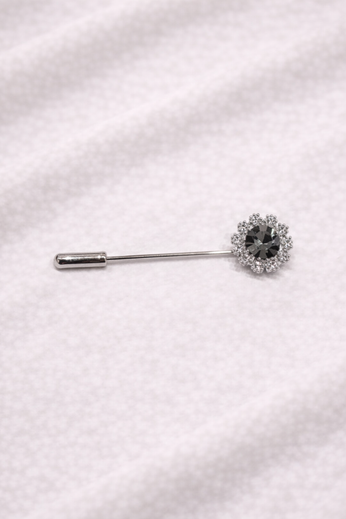 Swarovski Diamond In Flower Hijab Pin/Shawl Pin/Tudung Pin