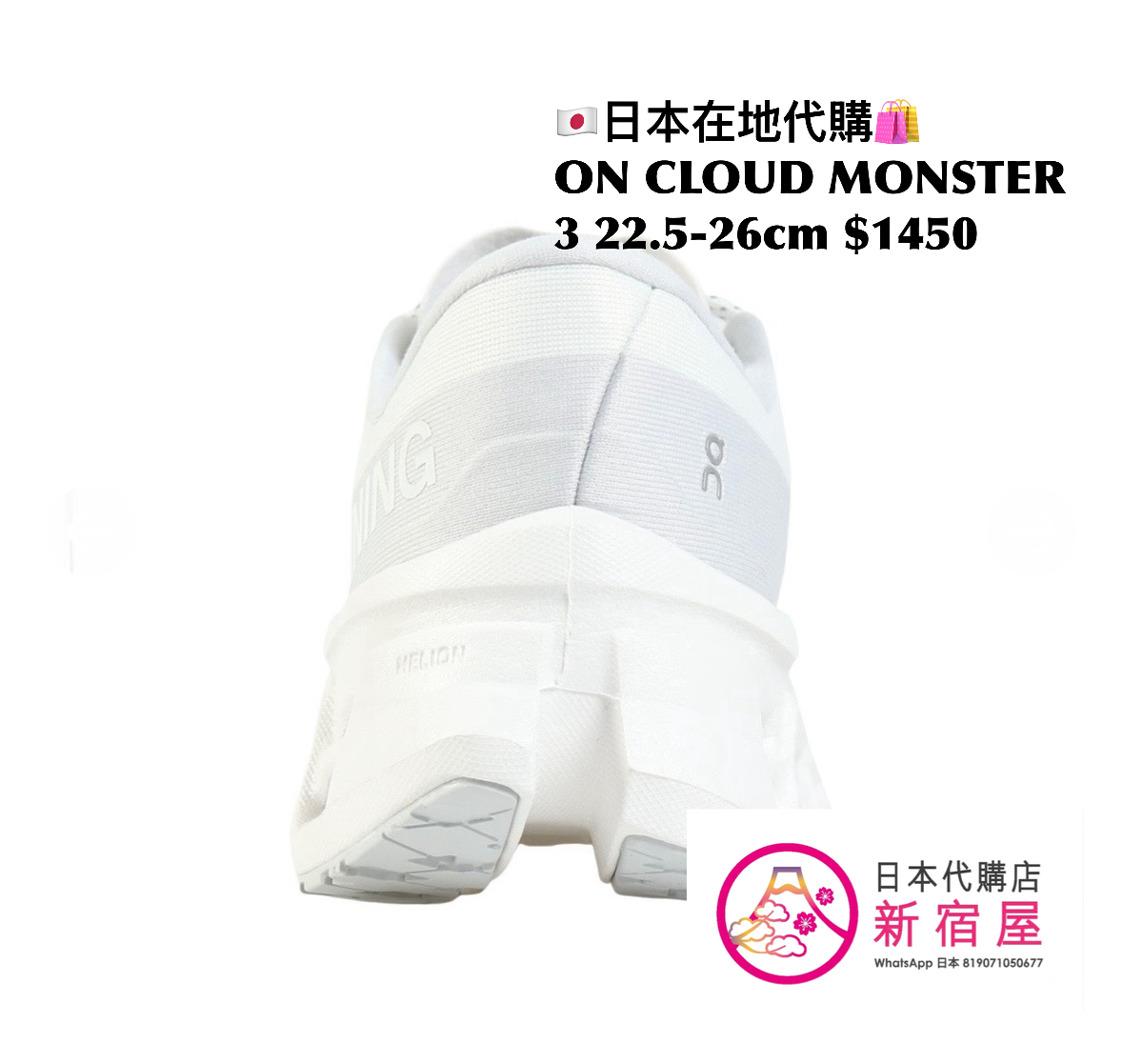 ON CLOUD MONSTER 3