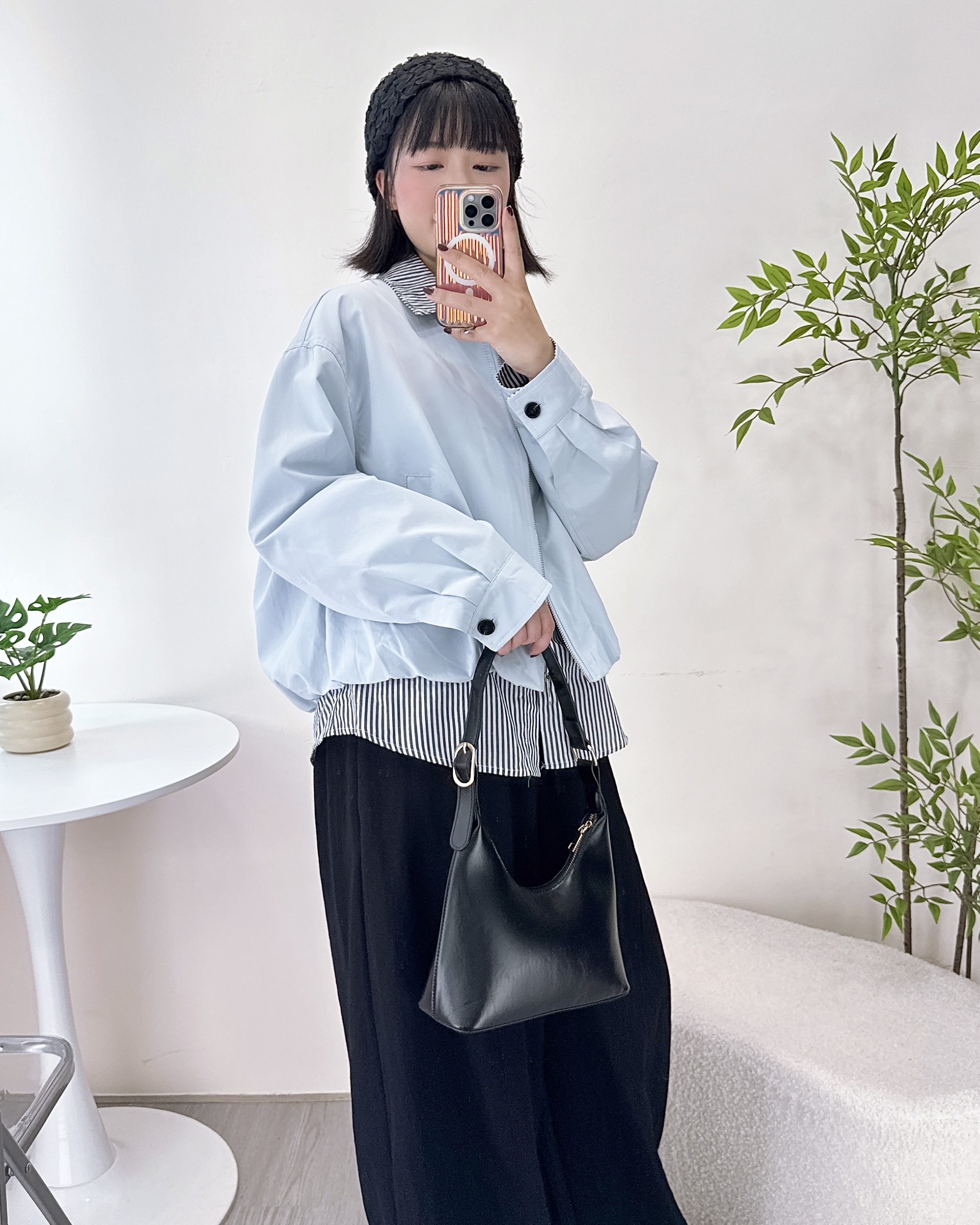 拼比層次感假兩件外套 3色