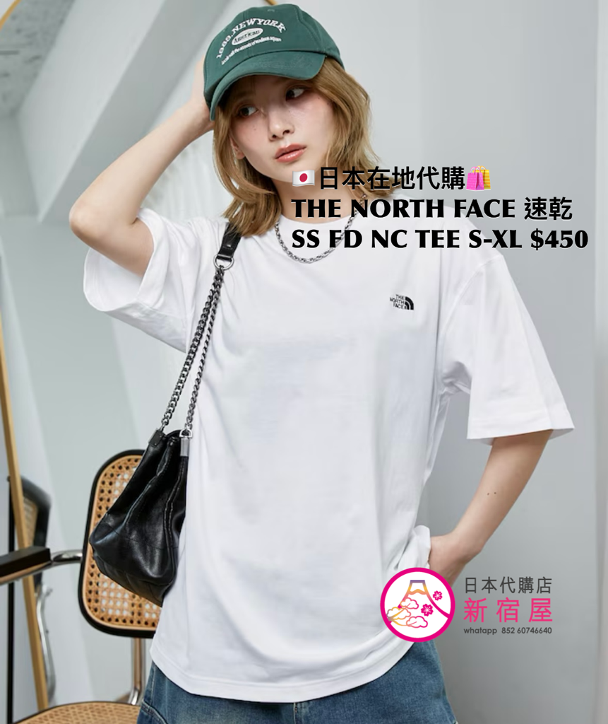 THE NORTH FACE 速乾 SS FLASH DRY NUPTSE COTTON TEE 