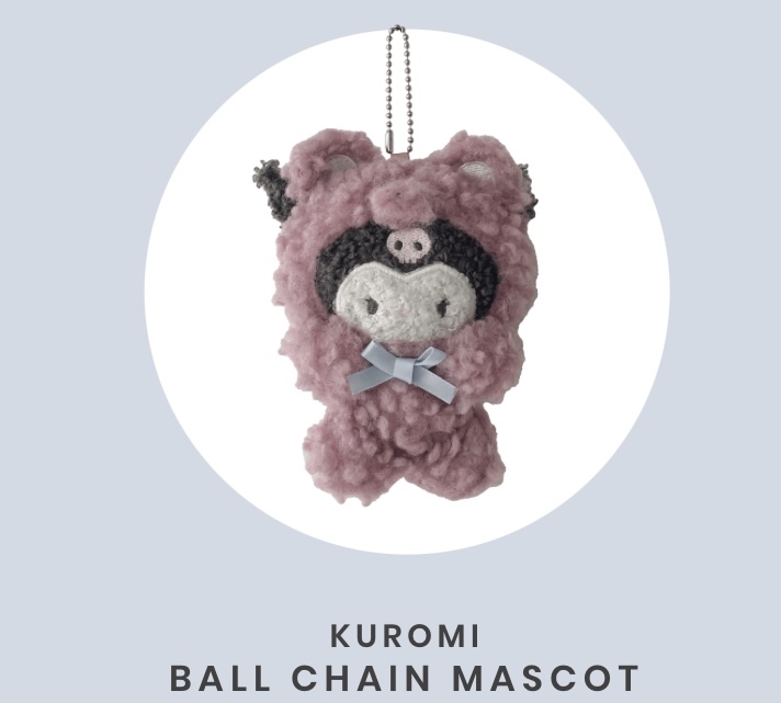 日本預訂📍日本Sanrio x As Know As Plus熊仔公仔吊飾 18/3日本開售