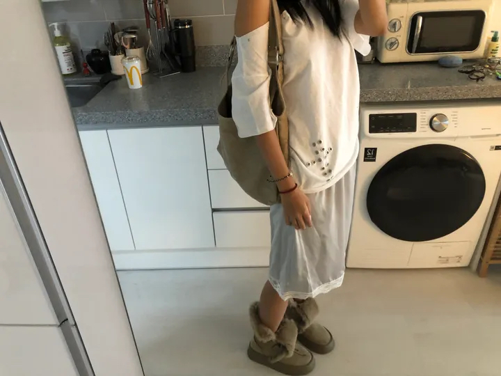 Cross Grommet Off Shoulder Top
