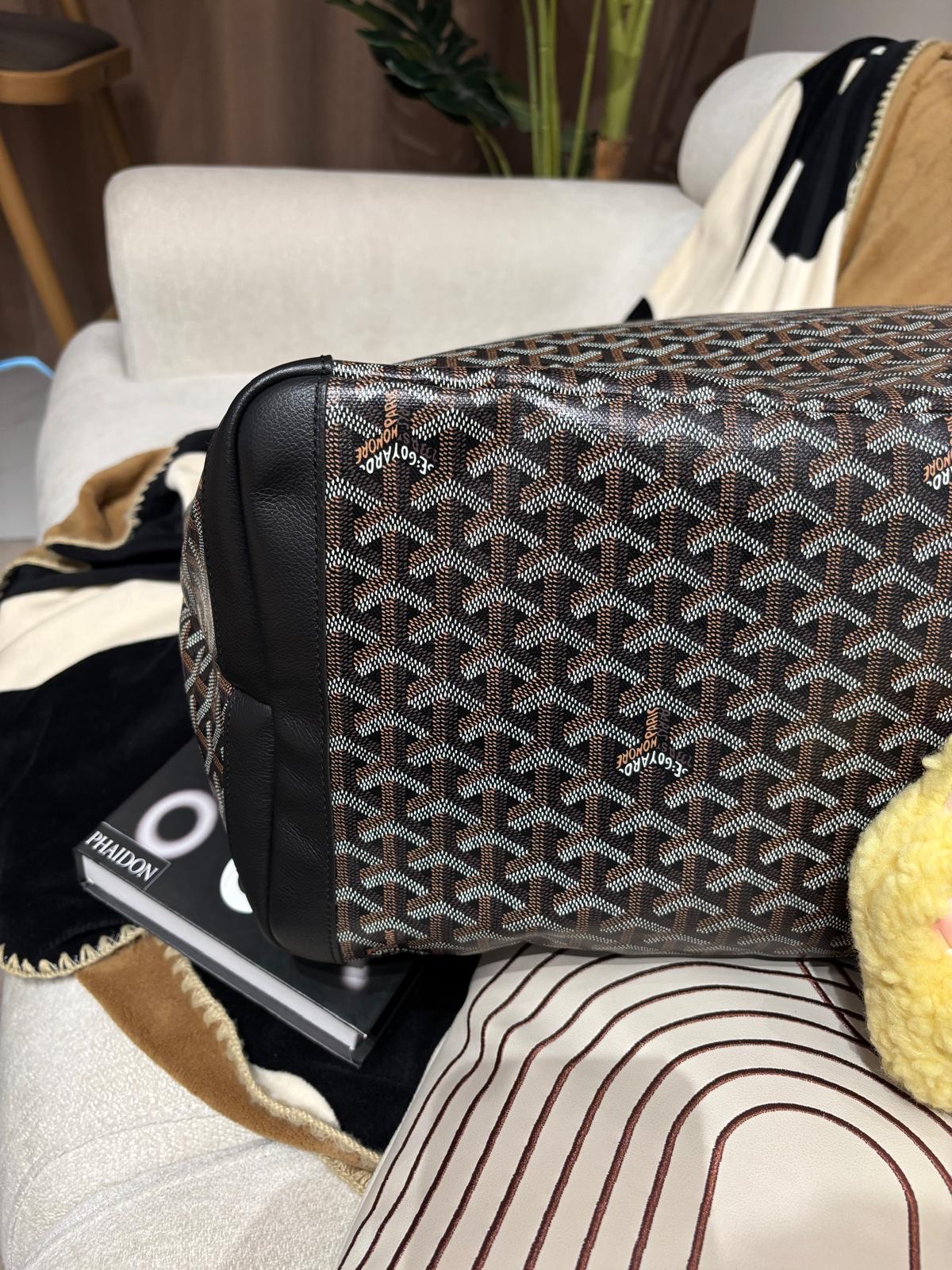 Goyard Artois GM Tote Bag noir 100%Authentic ,98%new ✅專門店收據✅塵袋
