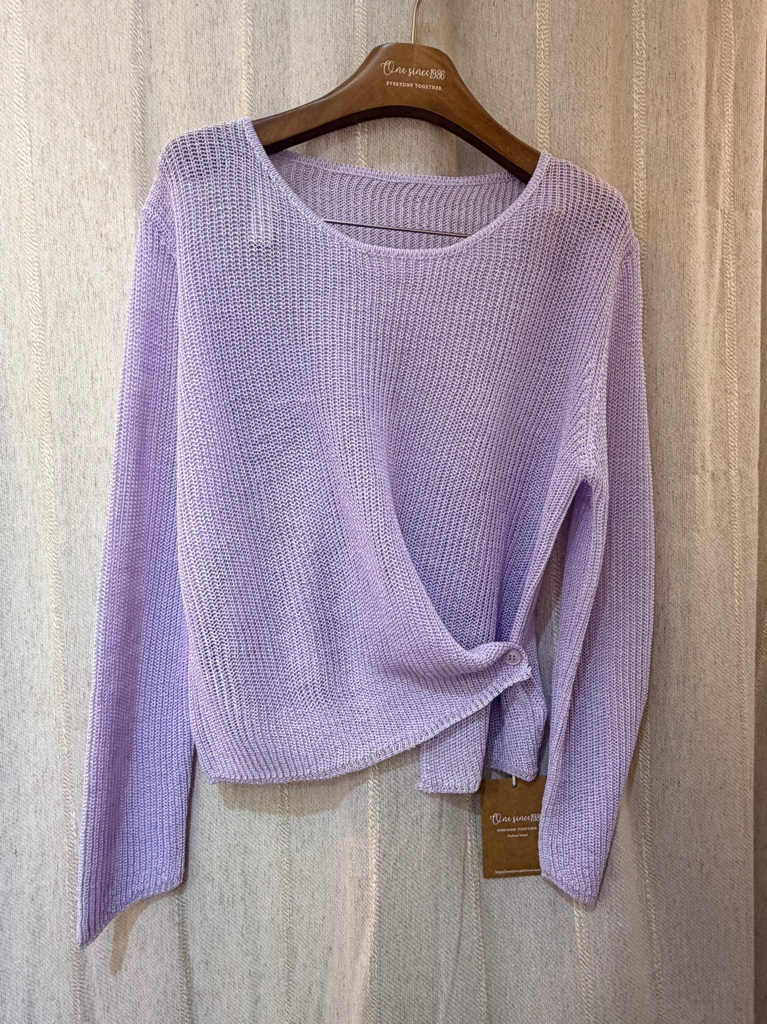 TP10 ✨側扣針織TOP