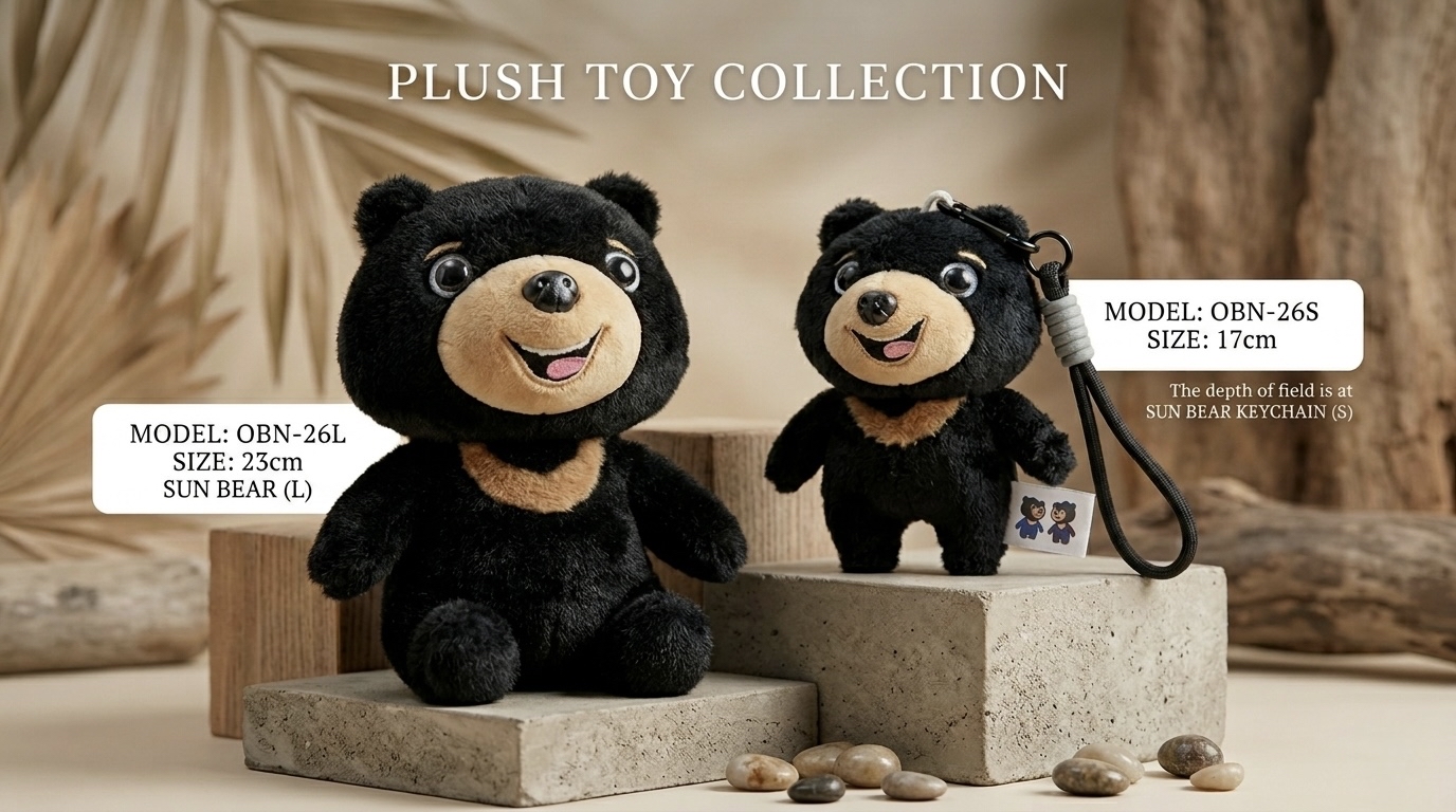 Visit Malaysia 2026 - Sun Bear Plush Toy
