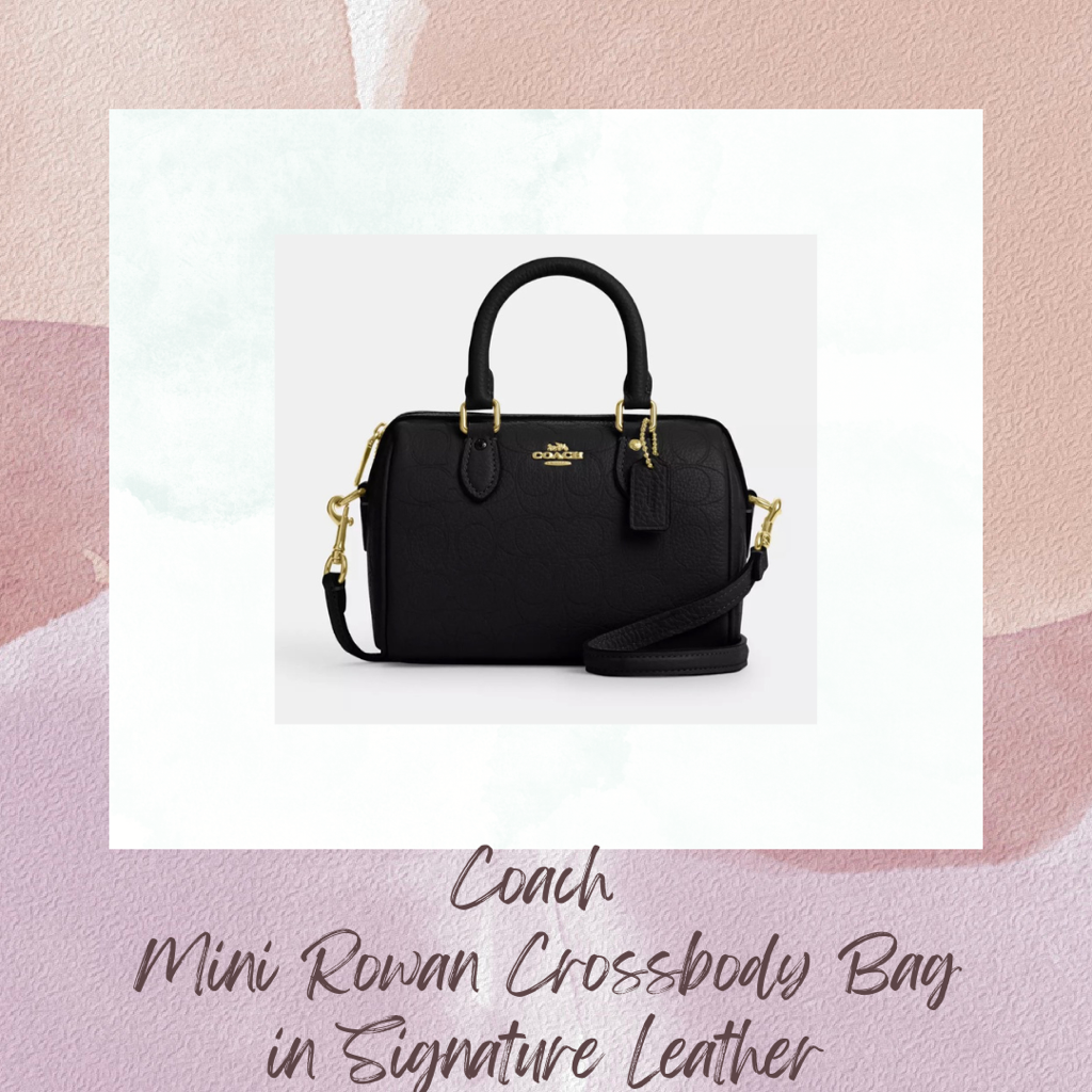 Coach Mini Rowan Crossbody Bag in Signature Leather (CCF28)