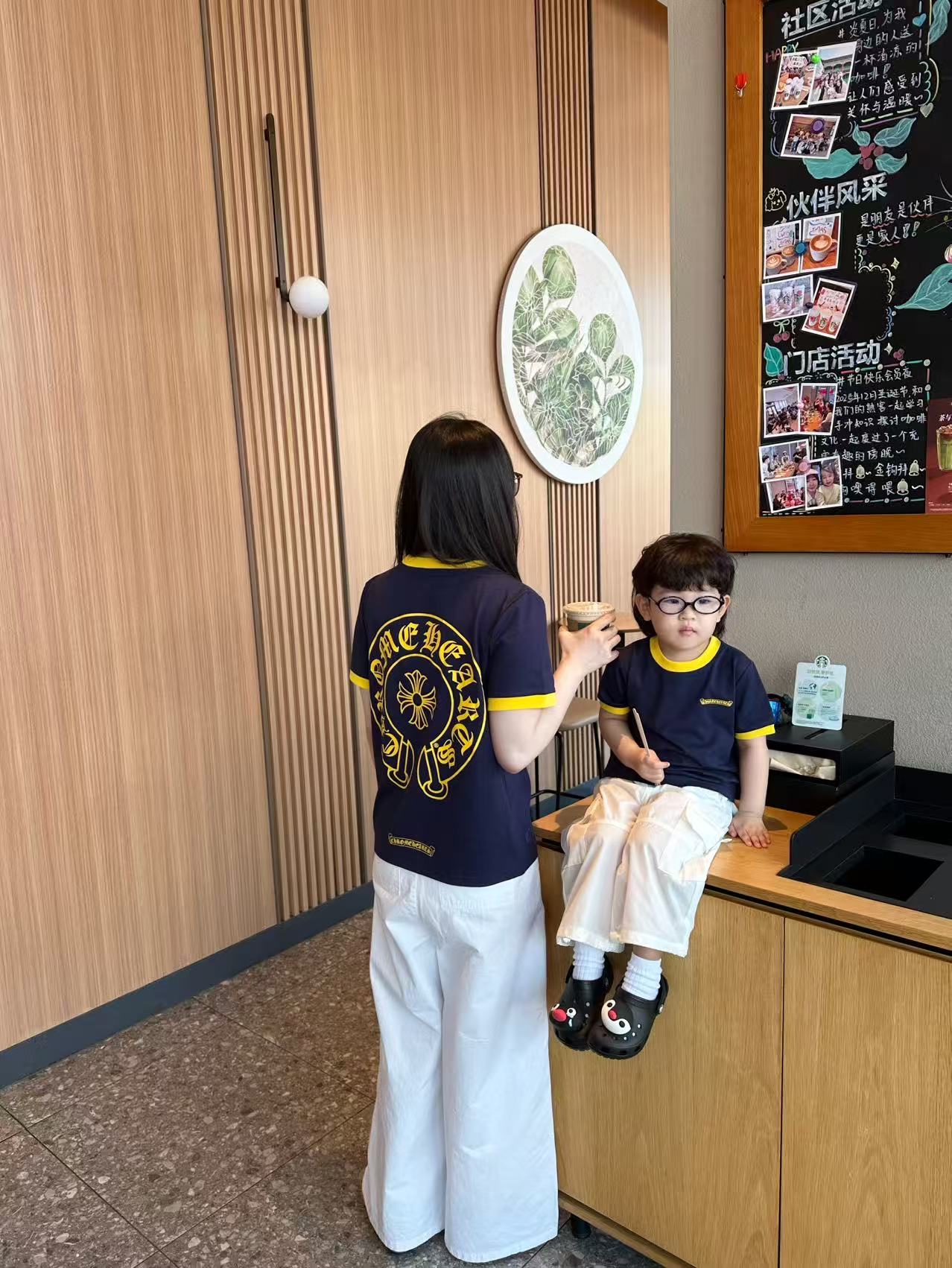 0774 親子❤️ 倫敦限定𝙘𝙝𝙧𝙤𝙢𝙚克羅心