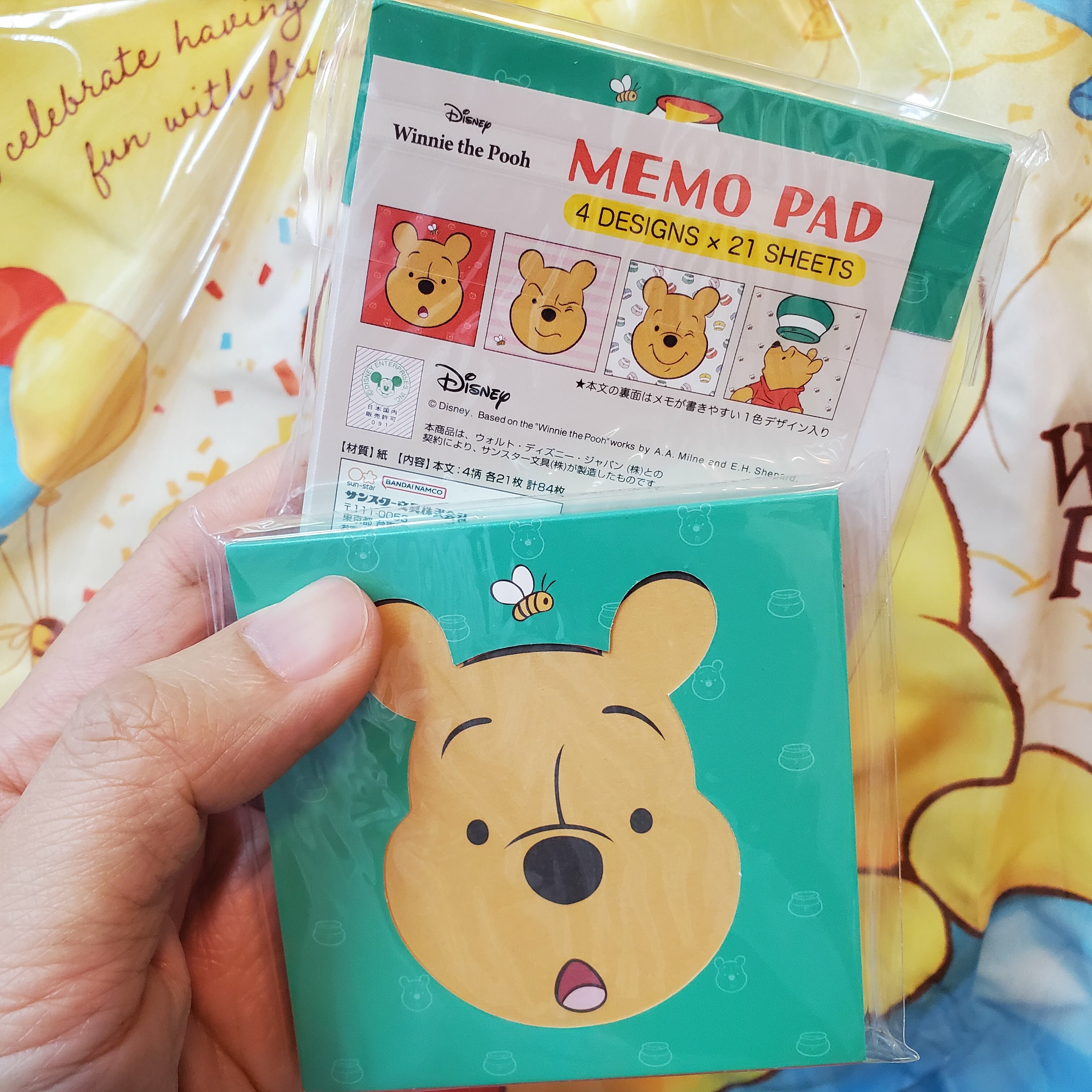[現貨] [日本製] POOH & FRIENDS | MEMO PAD {TF2311010}