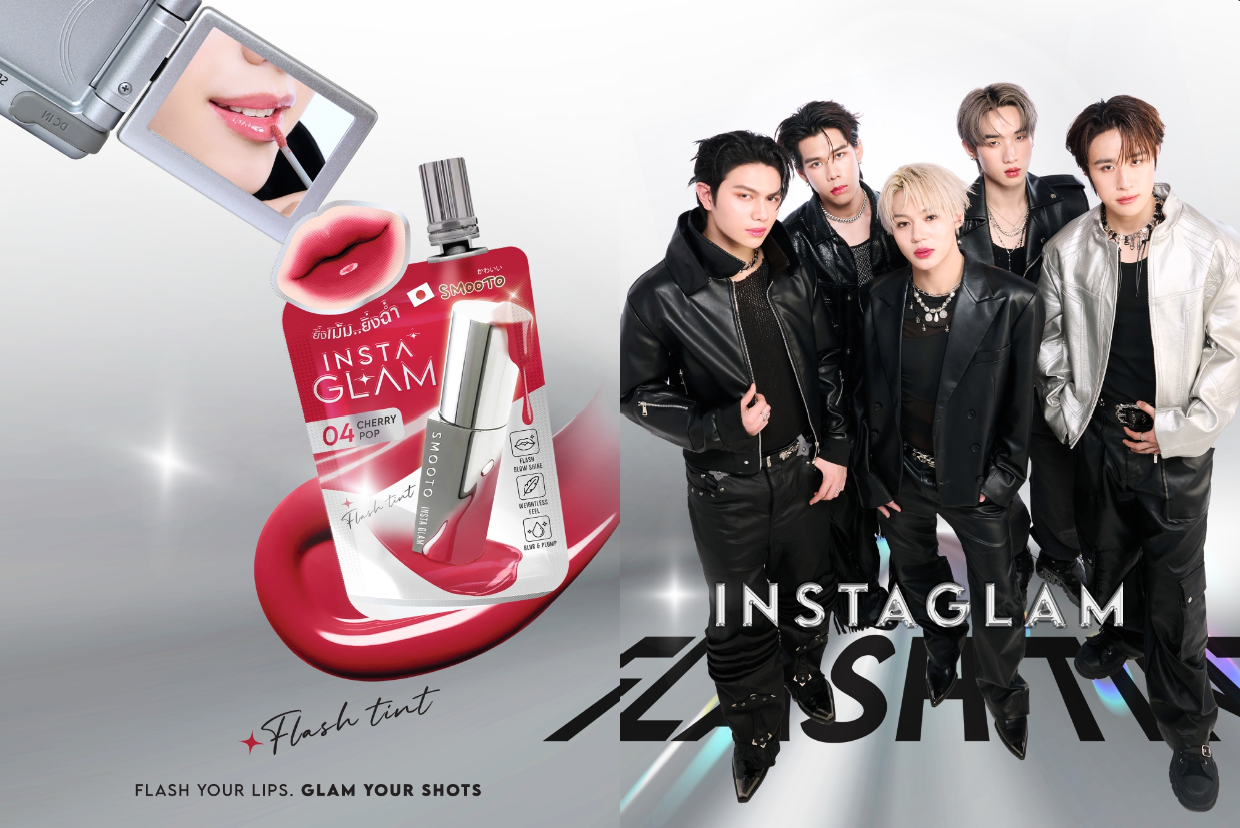 泰國限量現貨 | LYKN - 化妝品牌 Smooto Insta Glam Flash Tint 豐潤水光唇釉