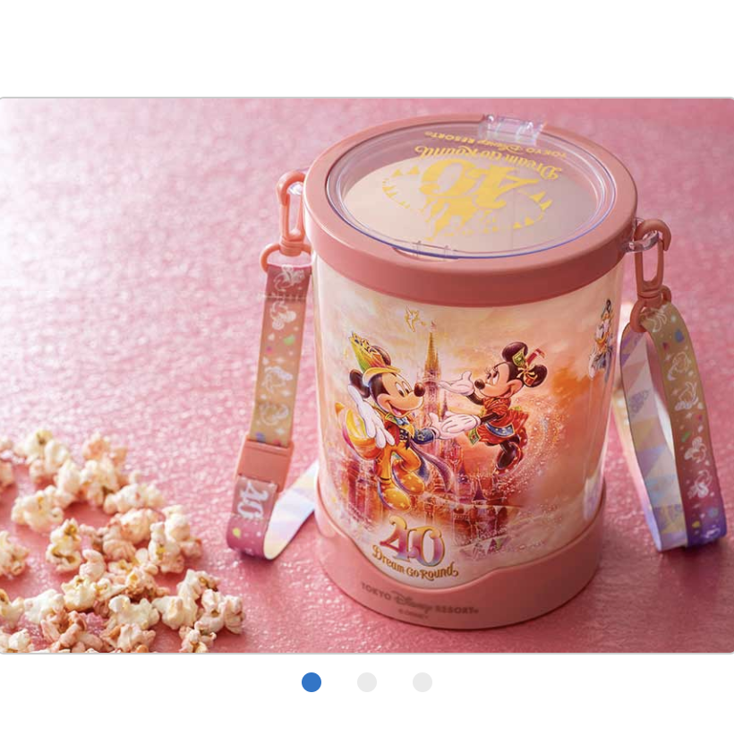 [現貨] [東京迪士尼] TOKYO DISNEYLAND 40th DREAM GO ROUND｜ 發光爆谷桶 {TF2303149}