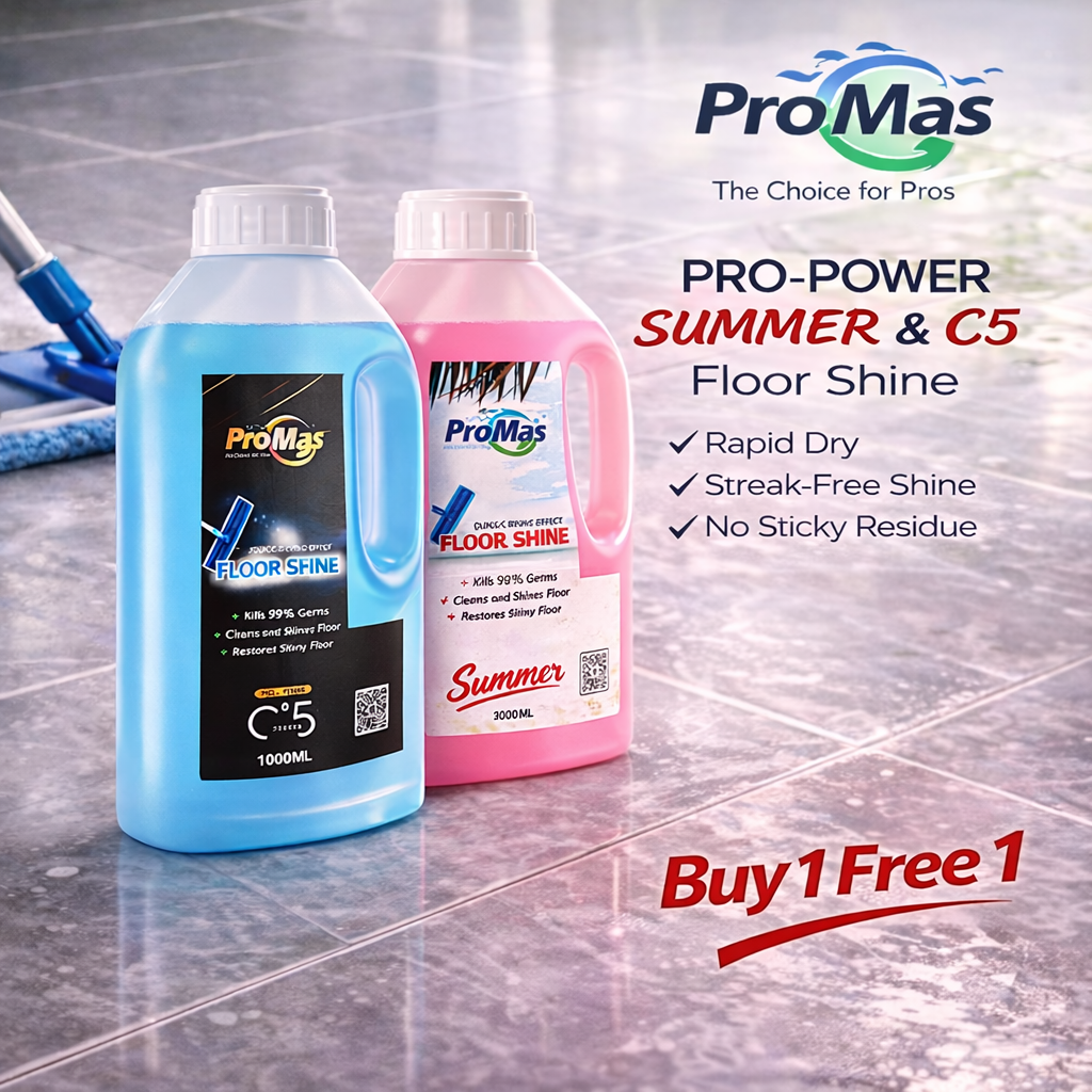 ProMas Floor Shine (Summer & C'5) 1000ML (Buy 1 Get 1 Free) – Total 2000ML 