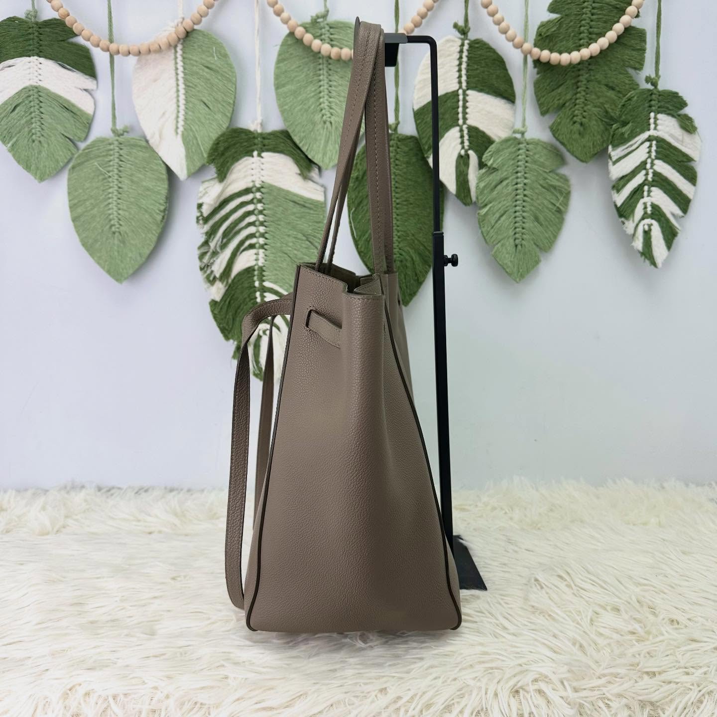 CELINE🤍PRE OWNED Cabas Phantom Small Size 大象灰 Tote Bag🤎