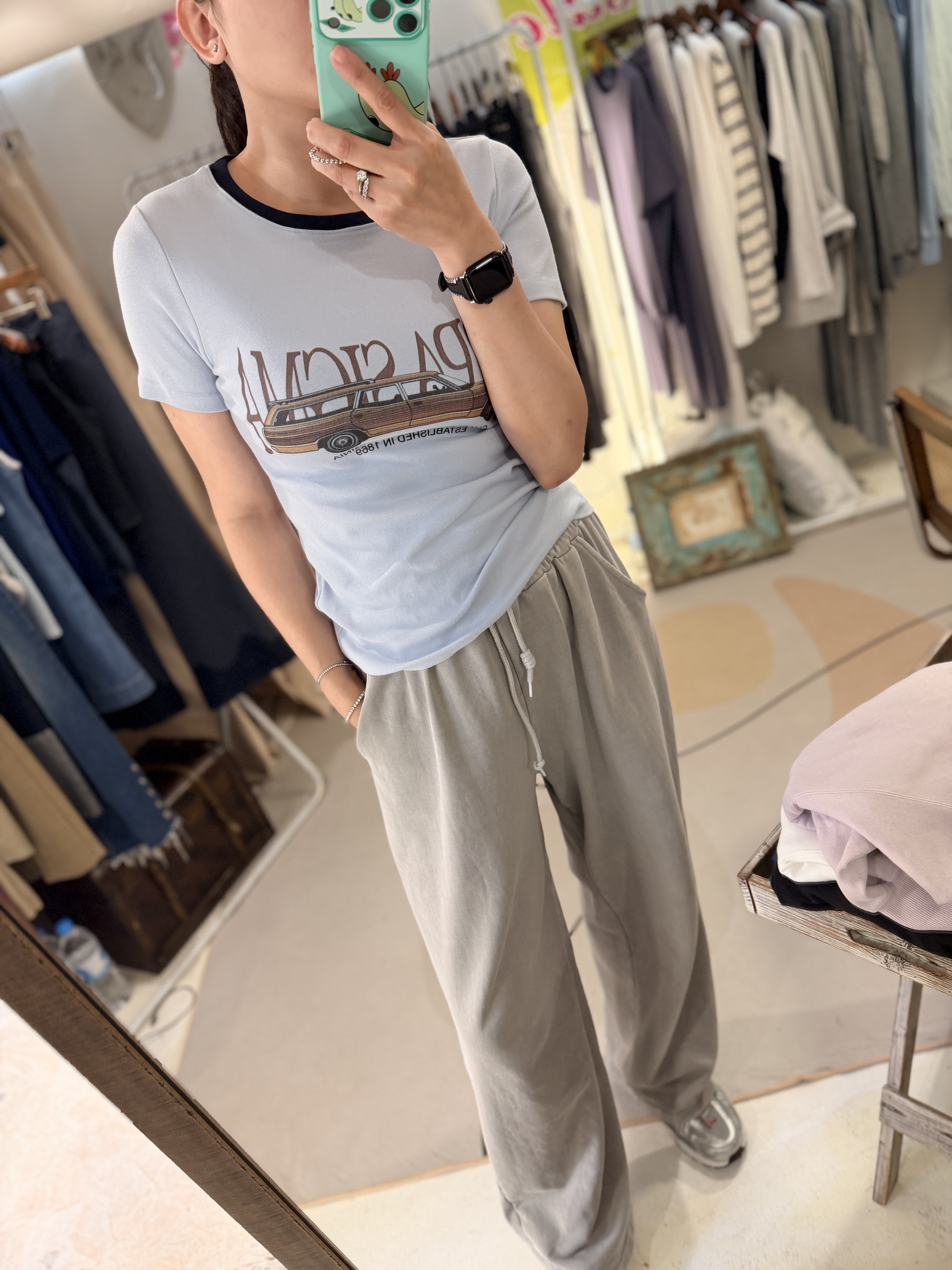 Old car printed tee