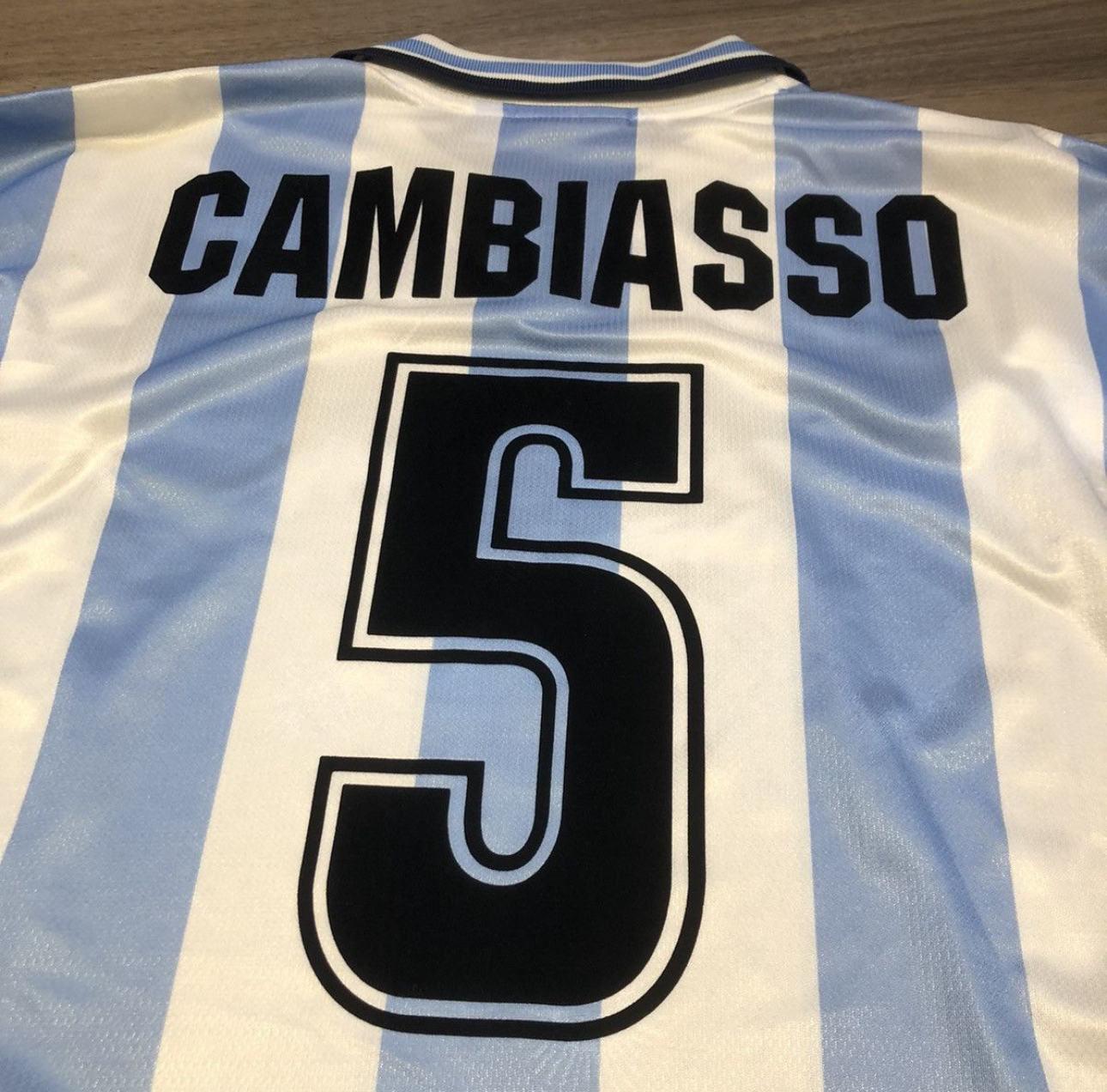 Argentina 99/00 home shirt #5 Cambiasso