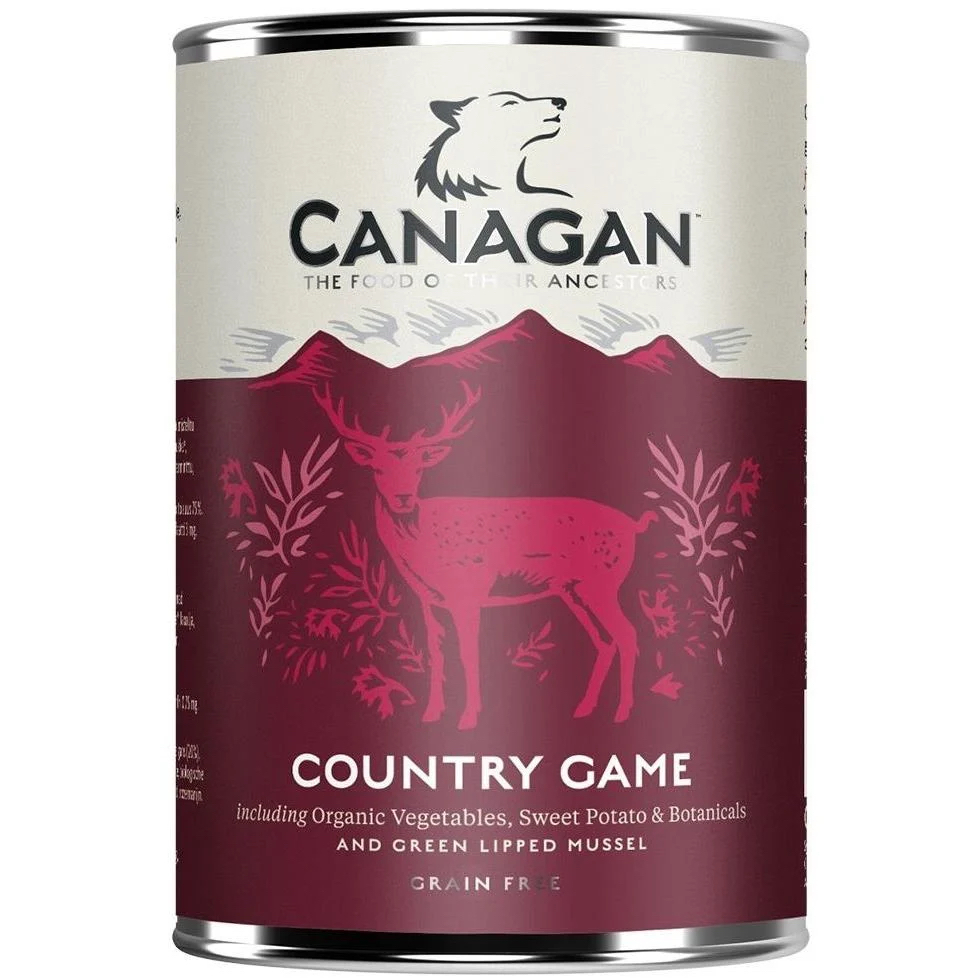 CANAGAN 原之選 無穀物 田園野味配方 狗罐頭400g