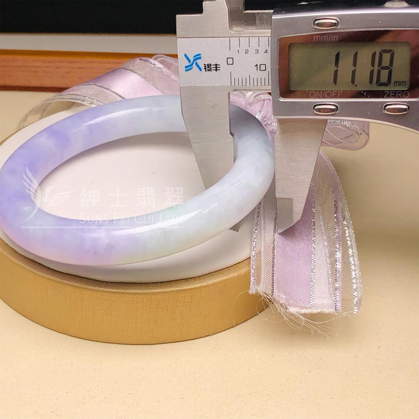 木那藍紫春彩圓鐲57.3mm