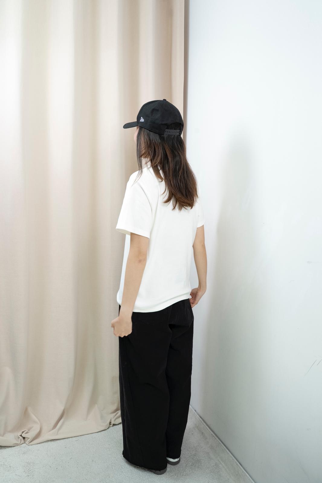 文字舒適棉Tee（白色）