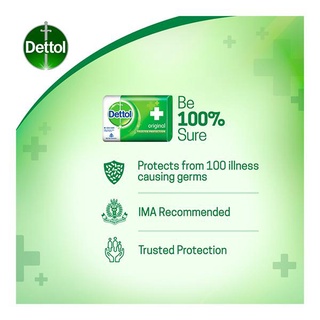 Dettol Bar Soap 100gx3+1 Original