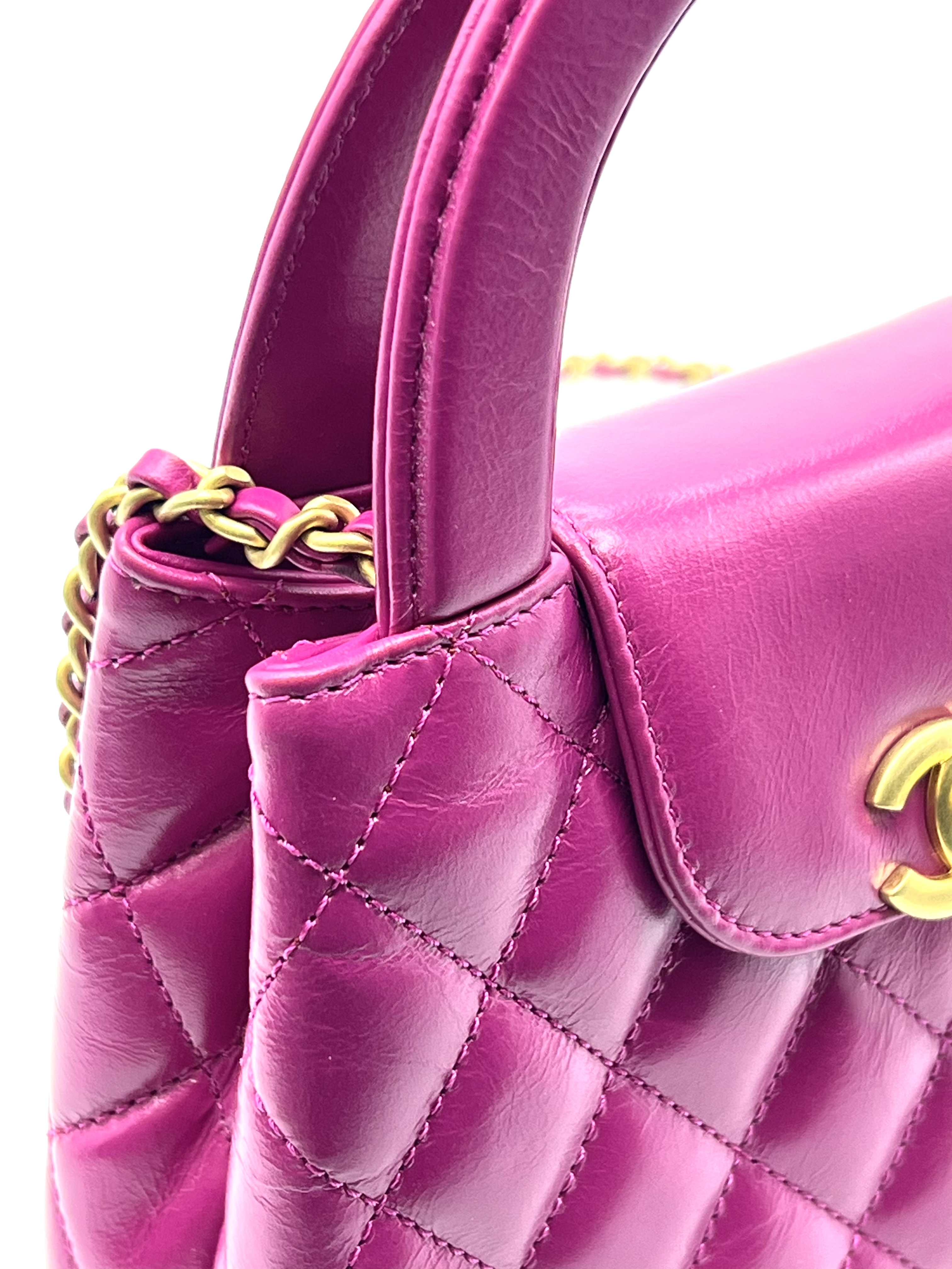 Pre-Owned CHANEL Kelly Mini Top Handle Bag / Product Code: 26051109
