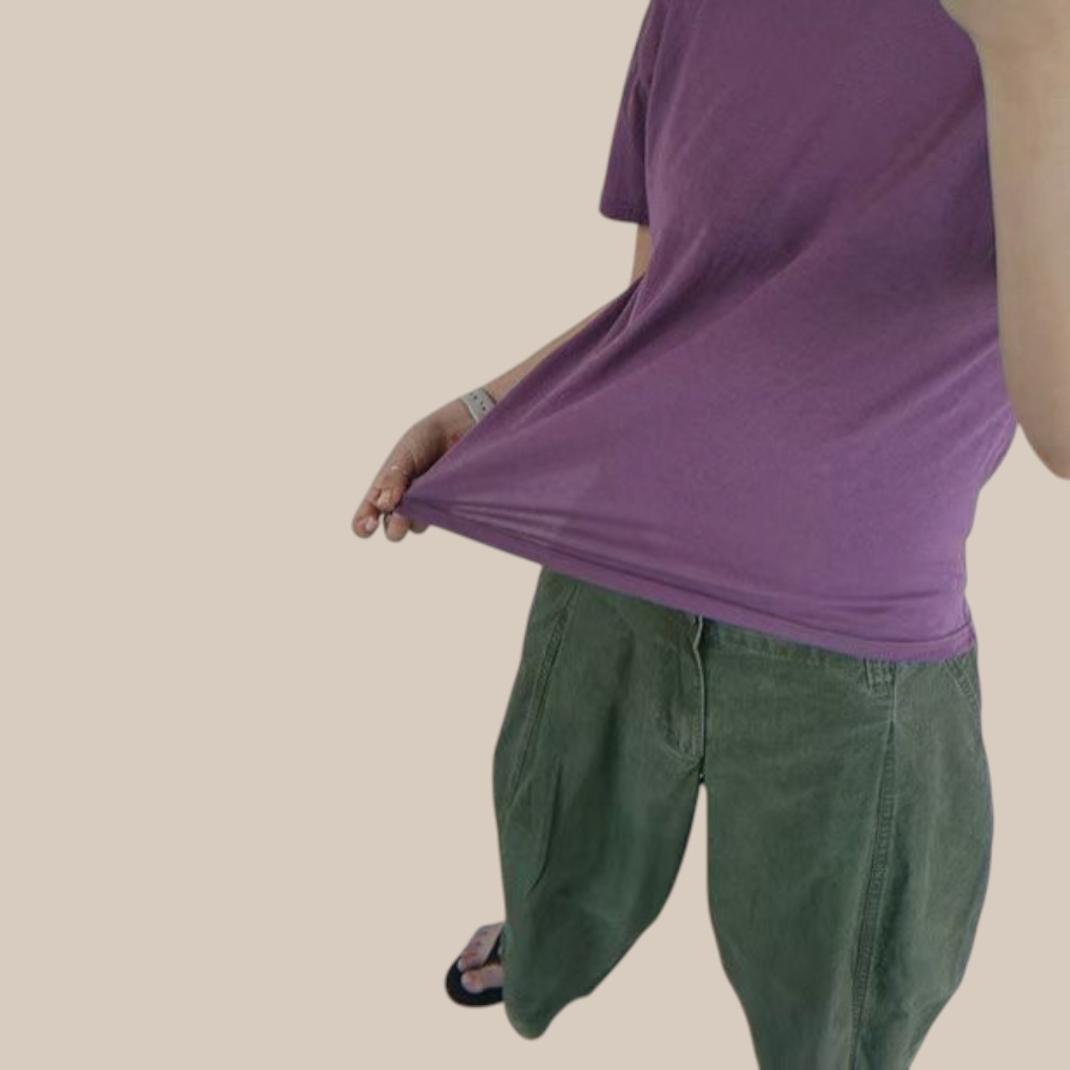 221397 洗水淨色Tee