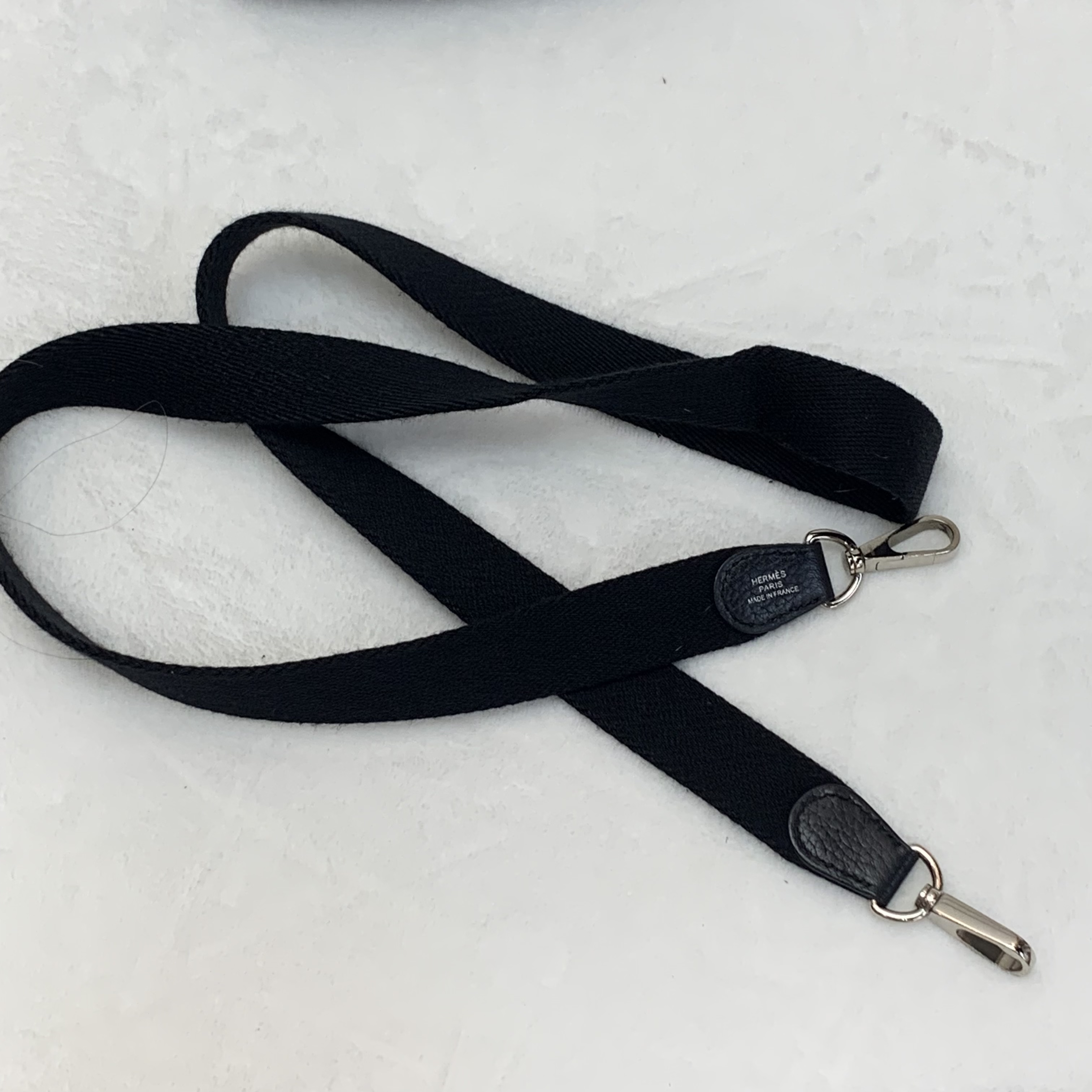 Hermes Mini Evelyne 黑色銀扣TC皮