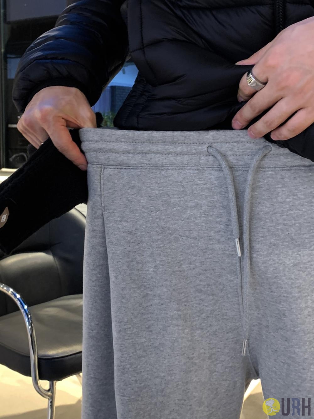 【100%保證韓國直送】USA Cotton 起毛 Wide Banding Pants [4 color] RL114685