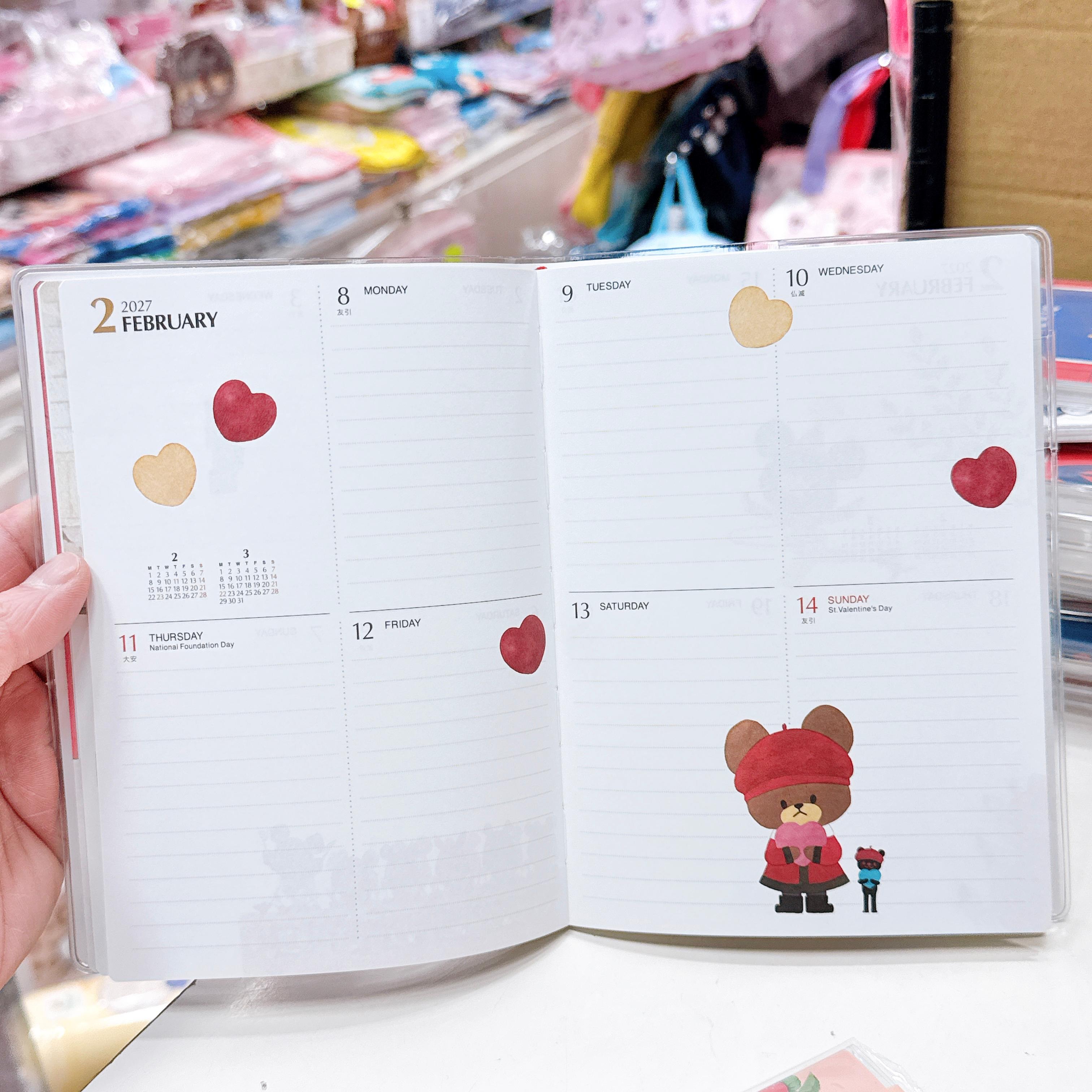 日本直送the bears School 2027年schedule book
