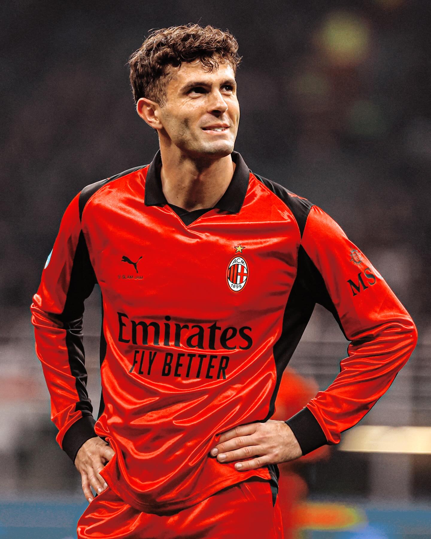 🔥聖西路球場的火焰魂 Puma AC Milan AC米蘭 x Slam Jam 限量聯乘紅色球衣 (可加印字章) 787637_02