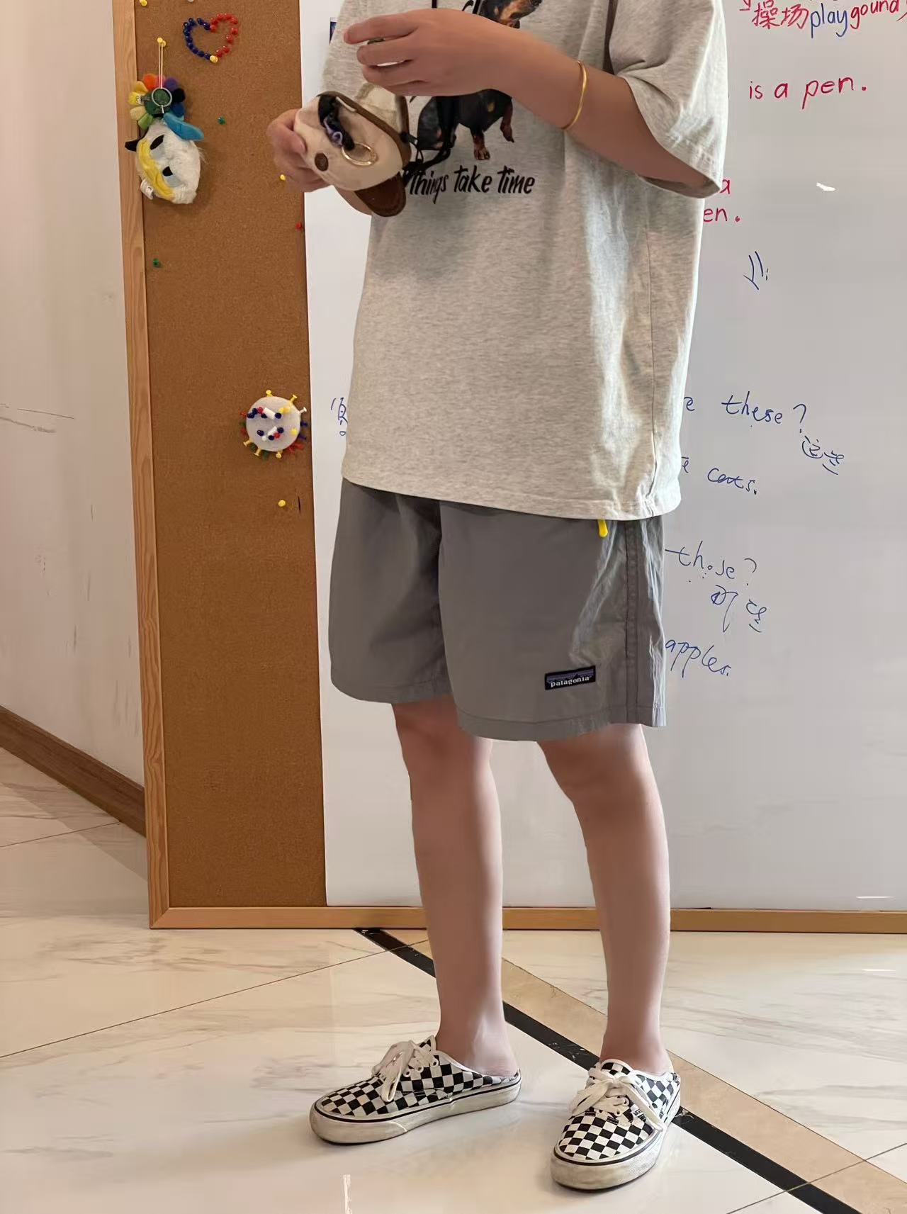預訂 Pata gonia 7色戶外運動休閒拉鍊口袋短褲