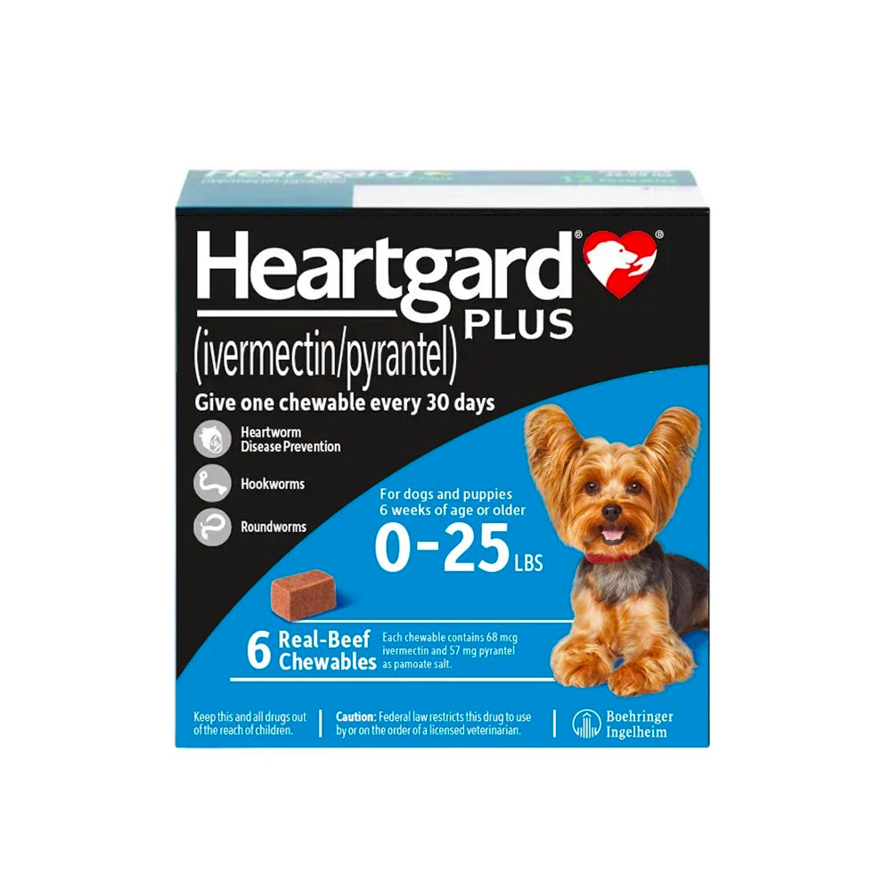 Heartgard Plus 預防心絲蟲咀嚼配方 6粒