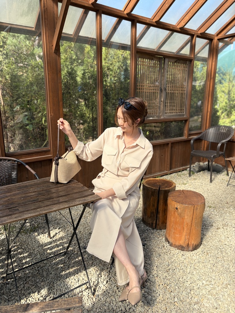The Colette Wrap Set (Light Beige)