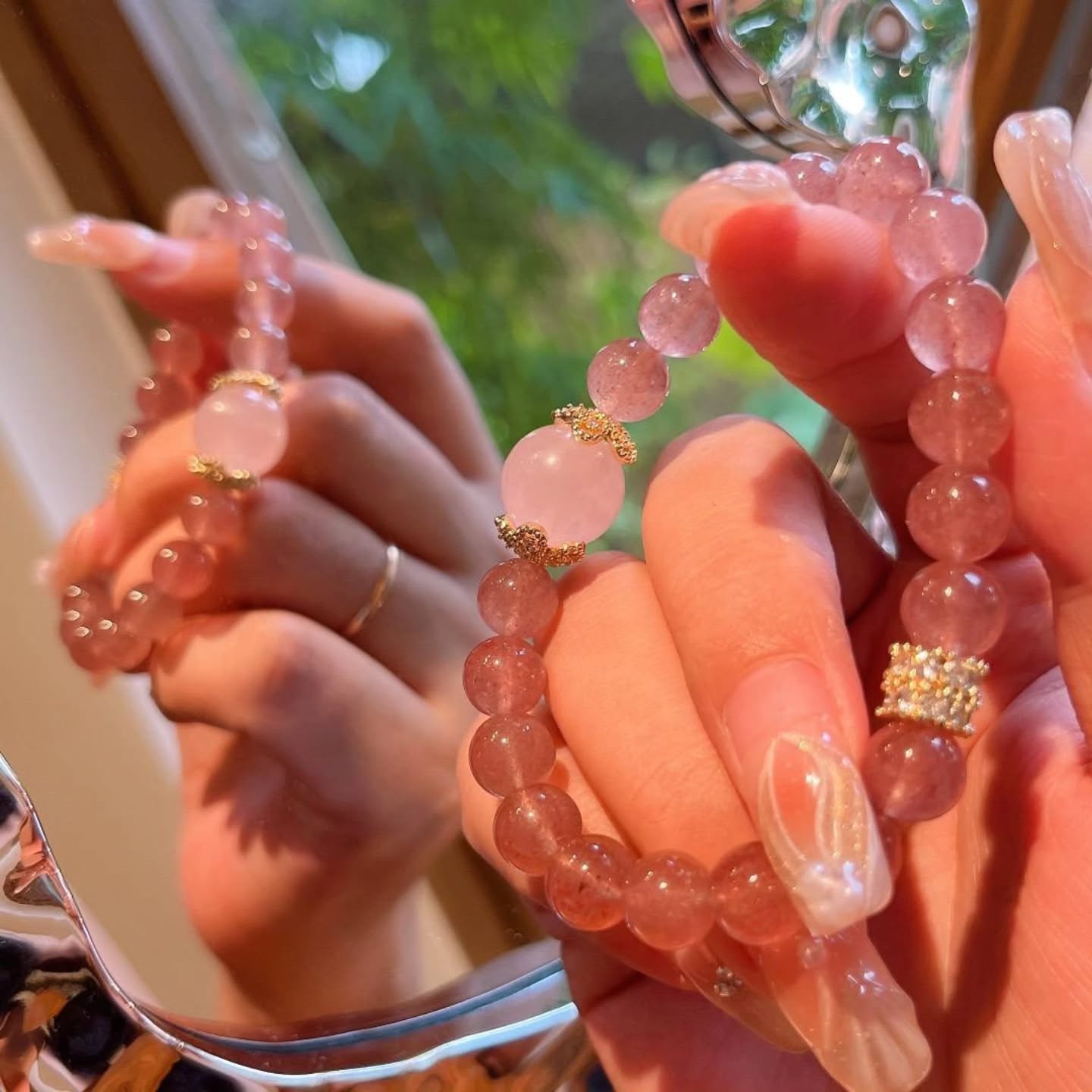 🪵“莓”烦恼女孩👧水晶手串 🇨🇳