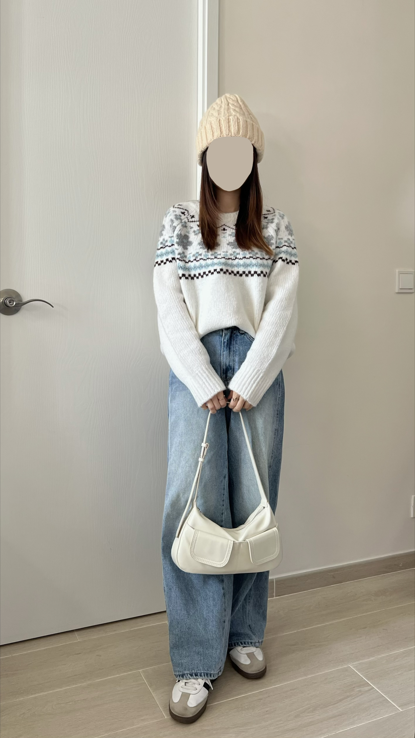 氛圍感圖騰冷衫 現貨