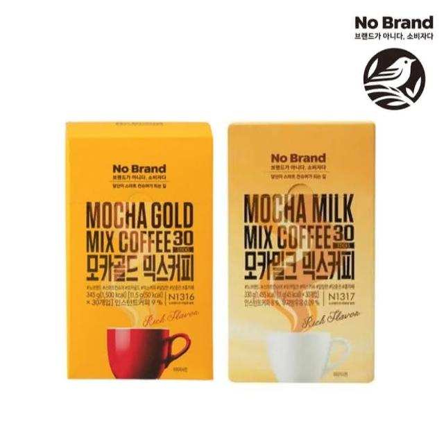 韓國🇰🇷直送✈️No Brand 摩卡三合一咖啡 mocha milk mocha gold(30條入/盒)