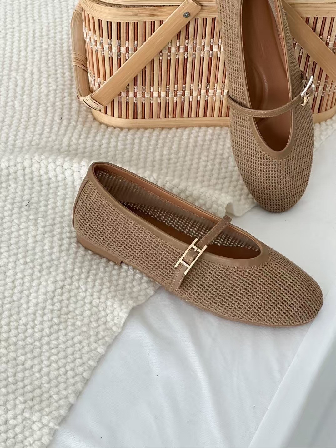 假日Maryjane藤織平底鞋 *Special price*