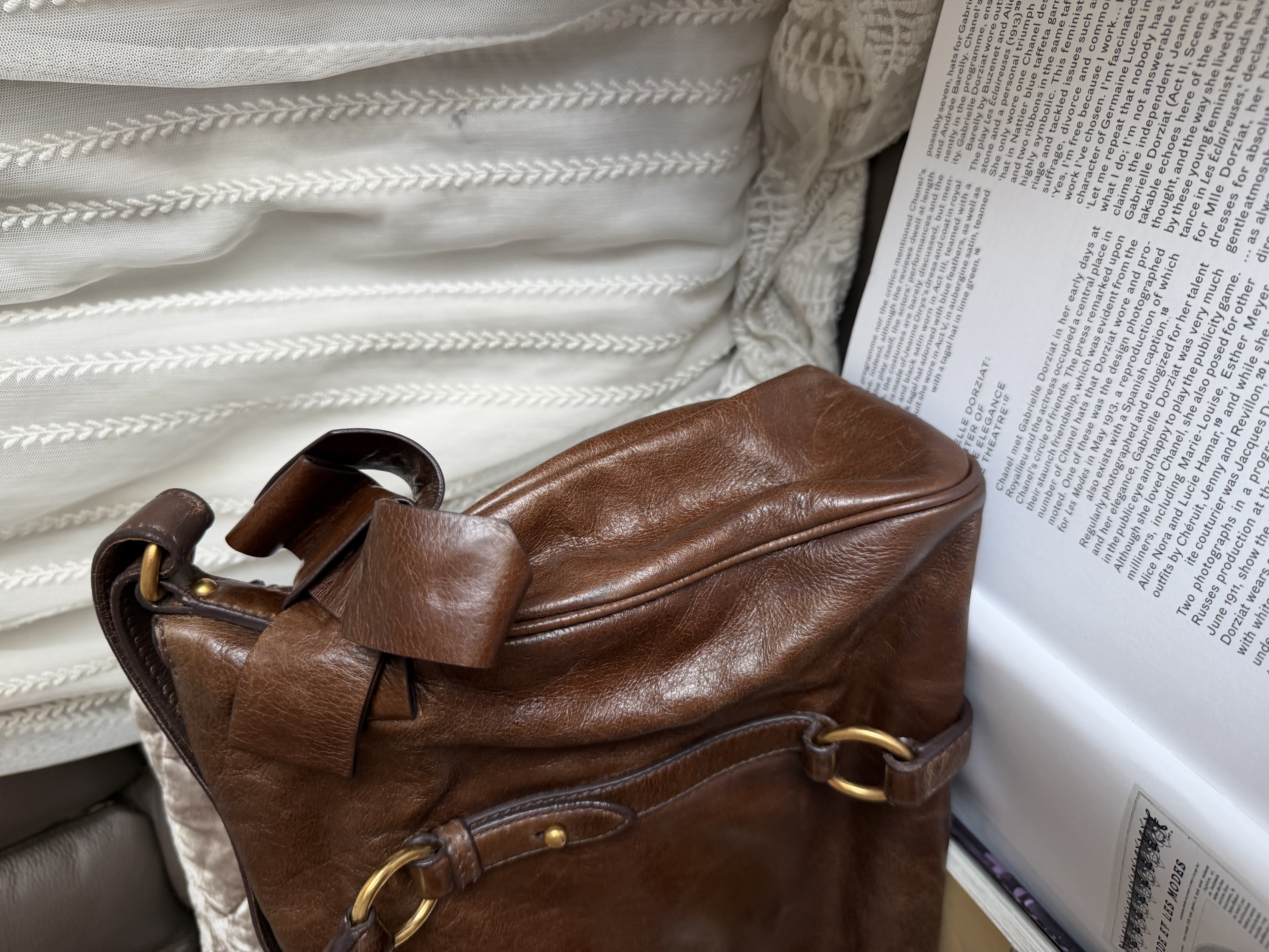 Miu miu vitello bag brown 