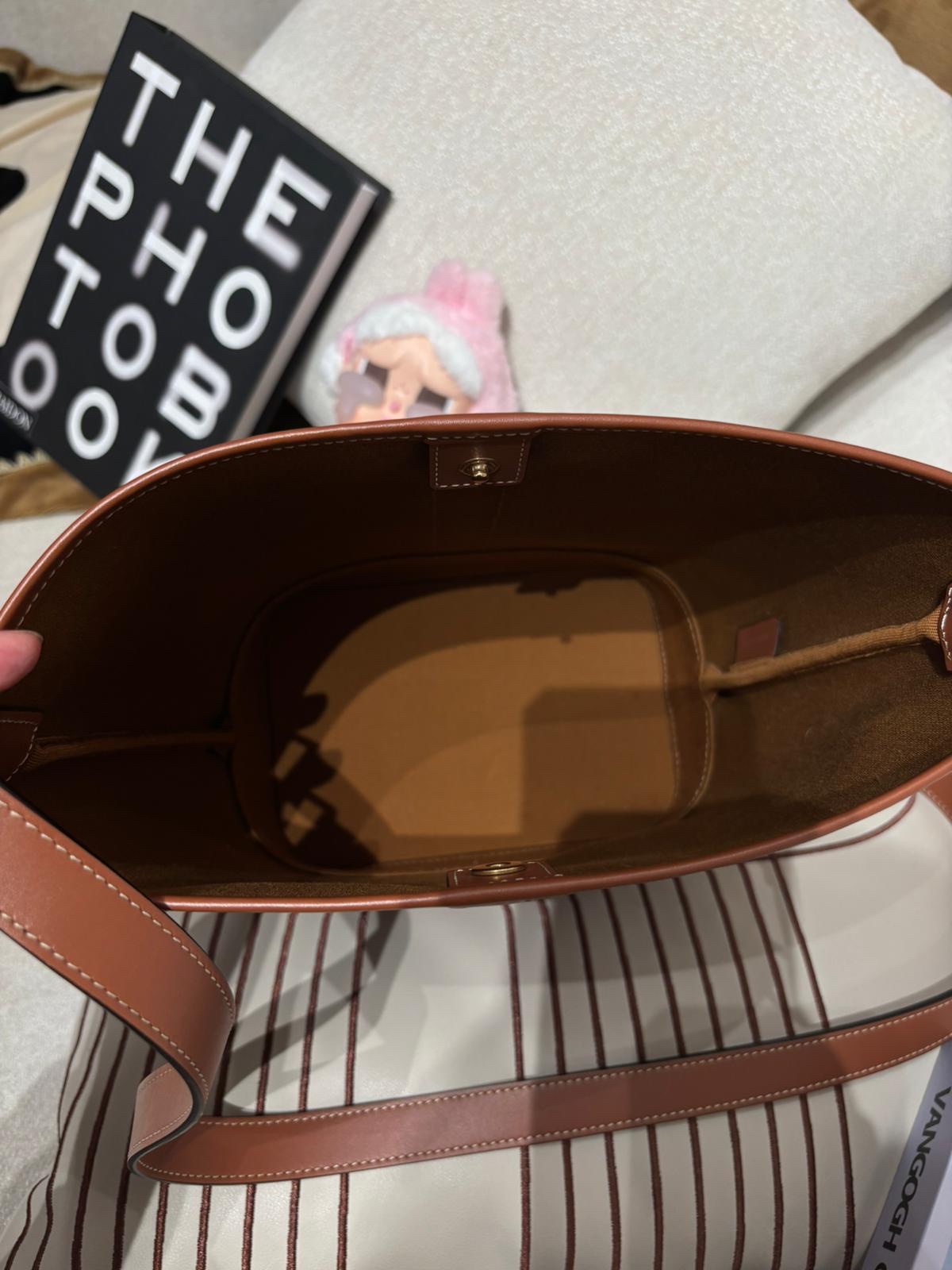 Celine small buckwt bag in triomphe 100%Authentic, 98%New ✅Dust bag