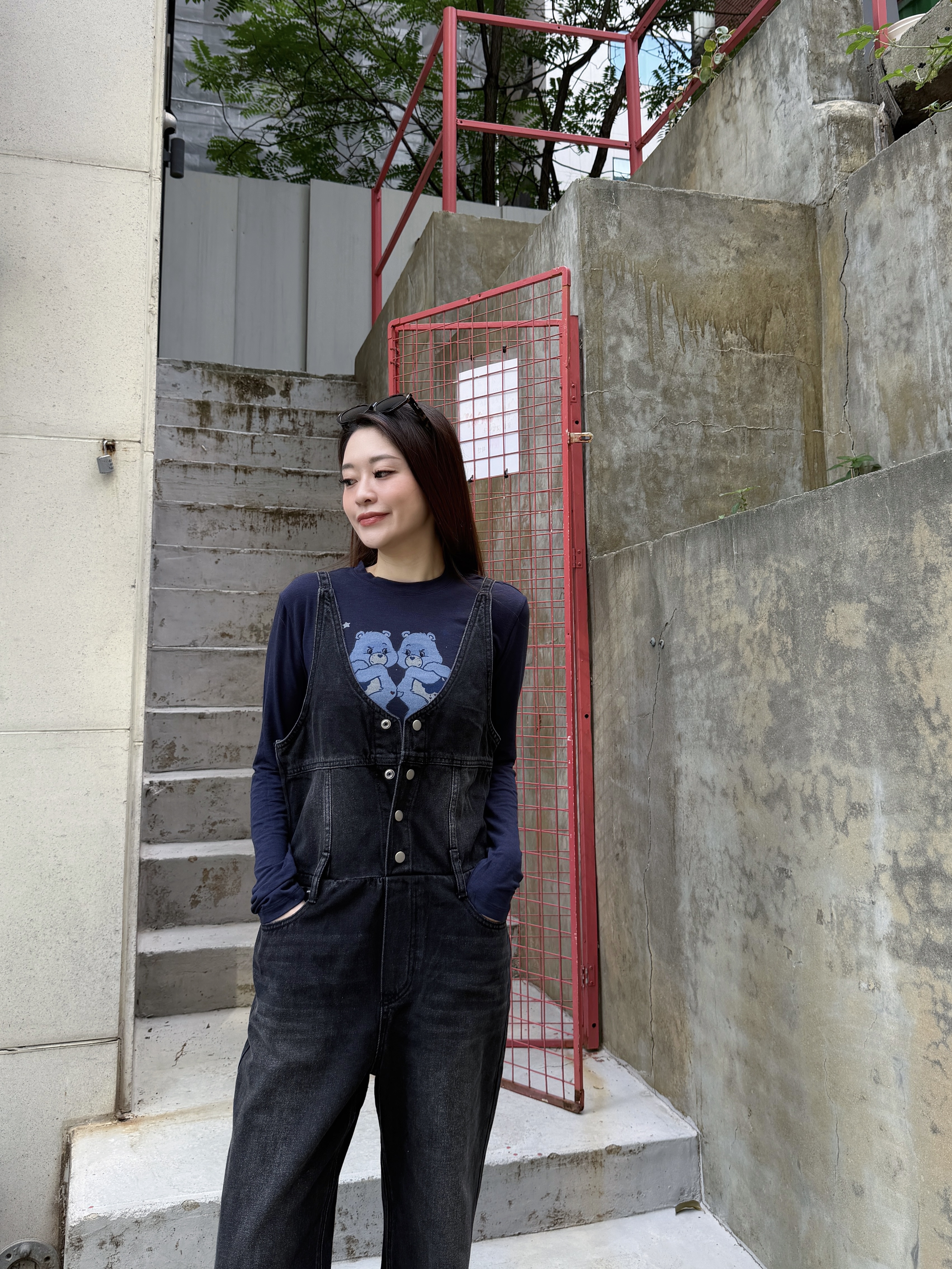 慵懶感 ! Denim Jumpsuit