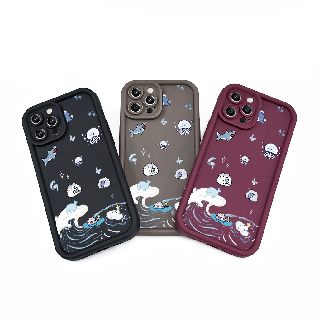 TPU DESIGN CASE PHONE FOR SAMSUNG - DESIGN SHARK B
