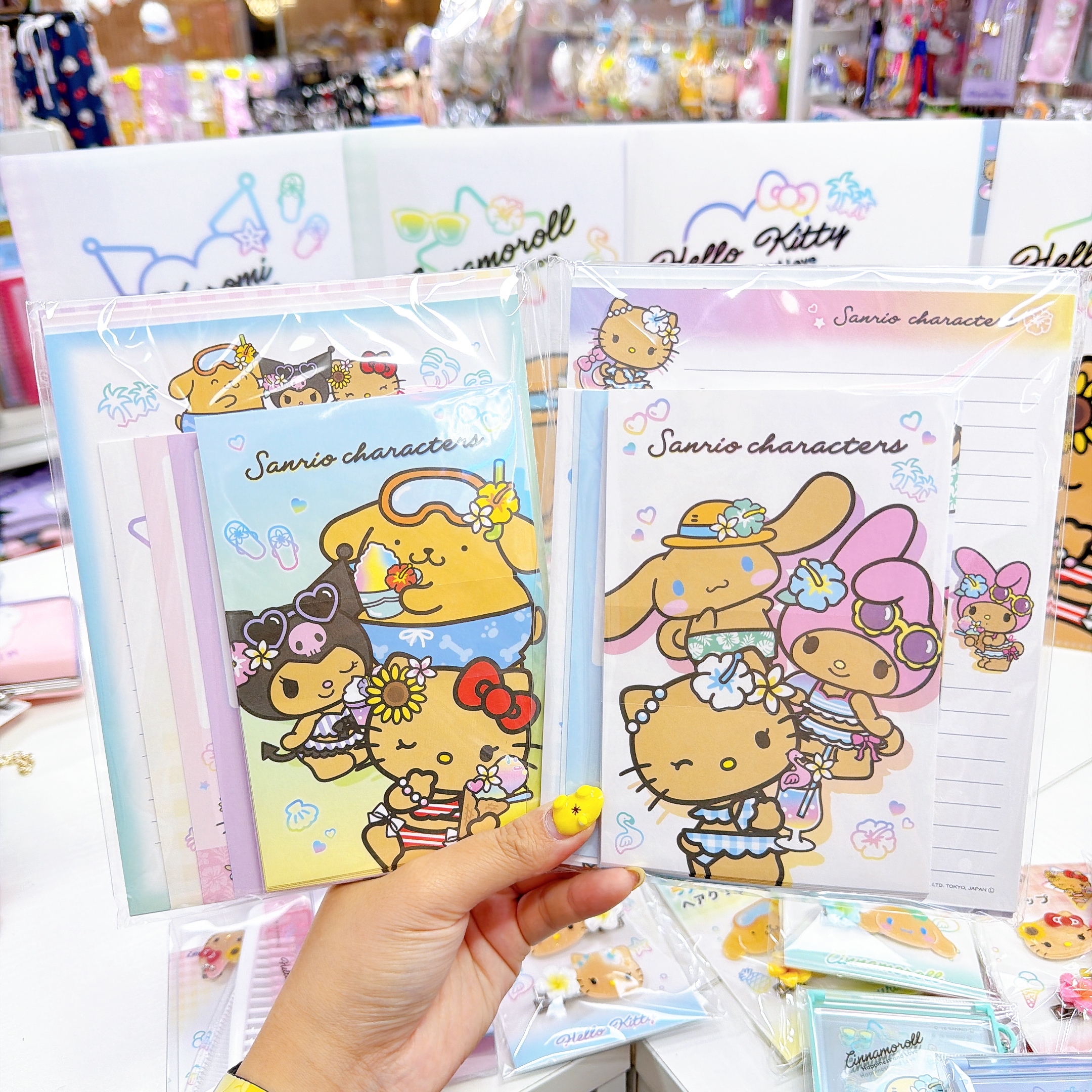 日本直送新款Sanrio黑皮夏威夷系列 文具產品