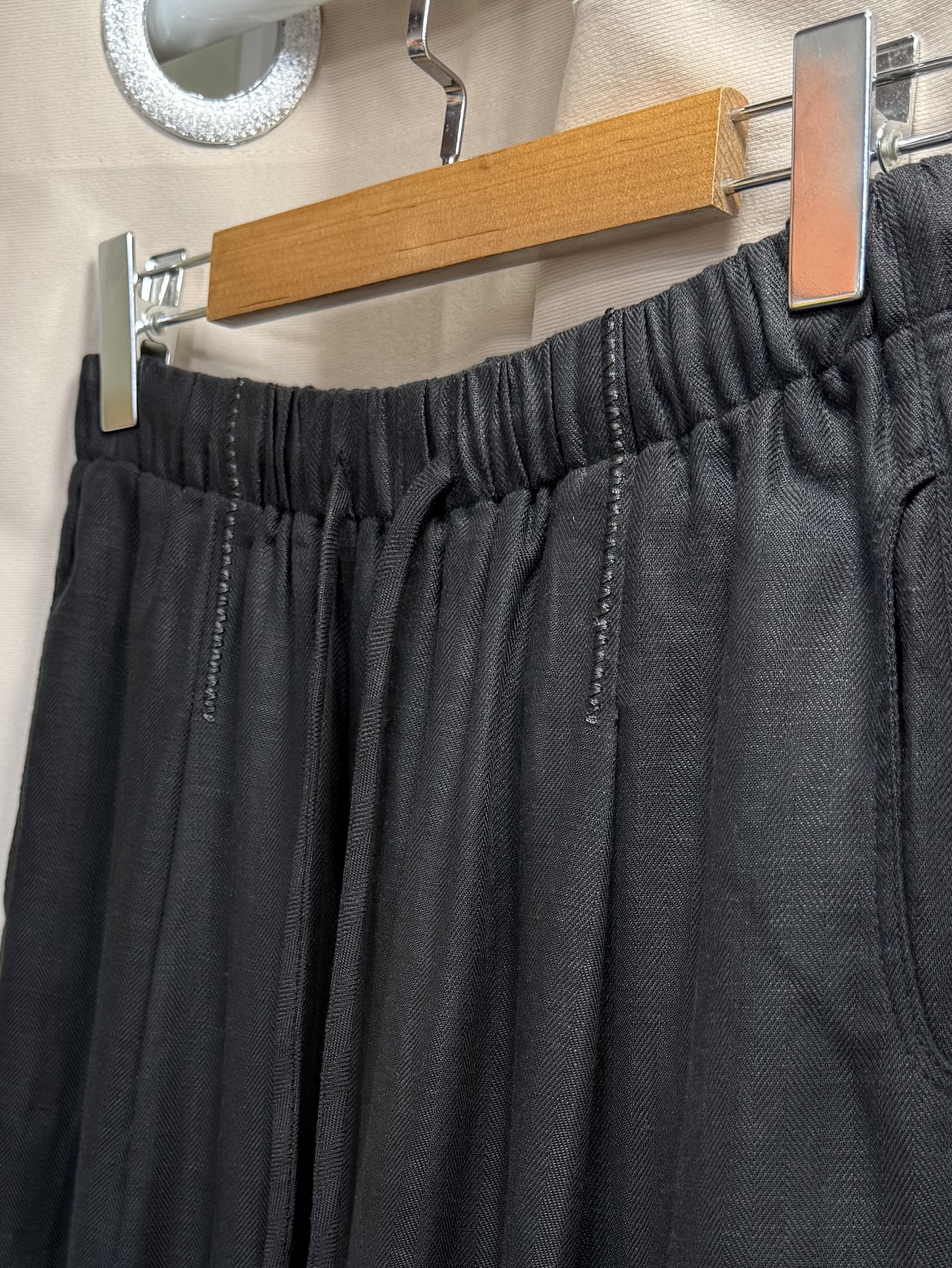 彈性棉麻褲 M632 843680369 