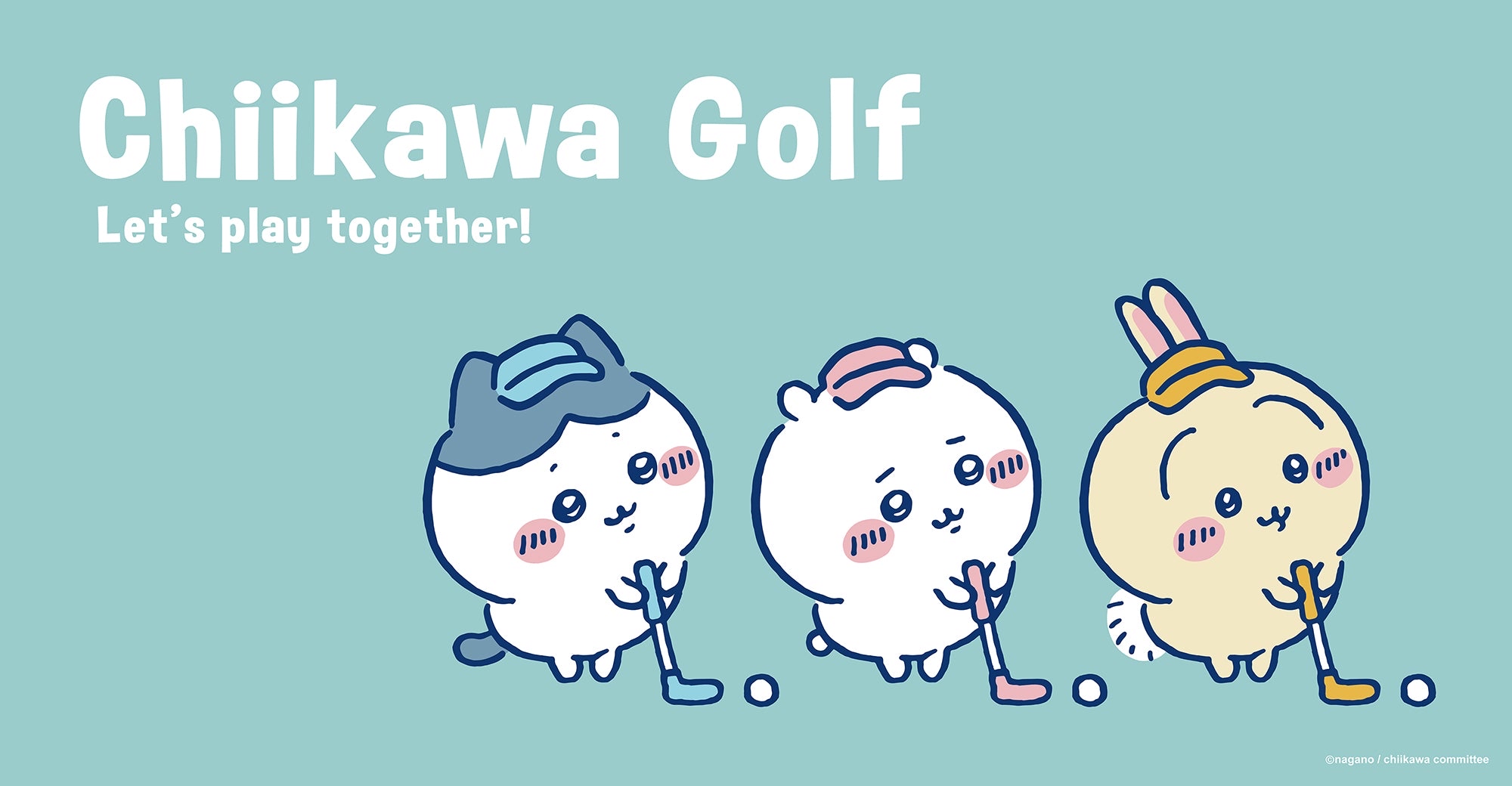 🎀【預訂】Chiikawa 高爾夫球桿套 DR 針織 - Usagi